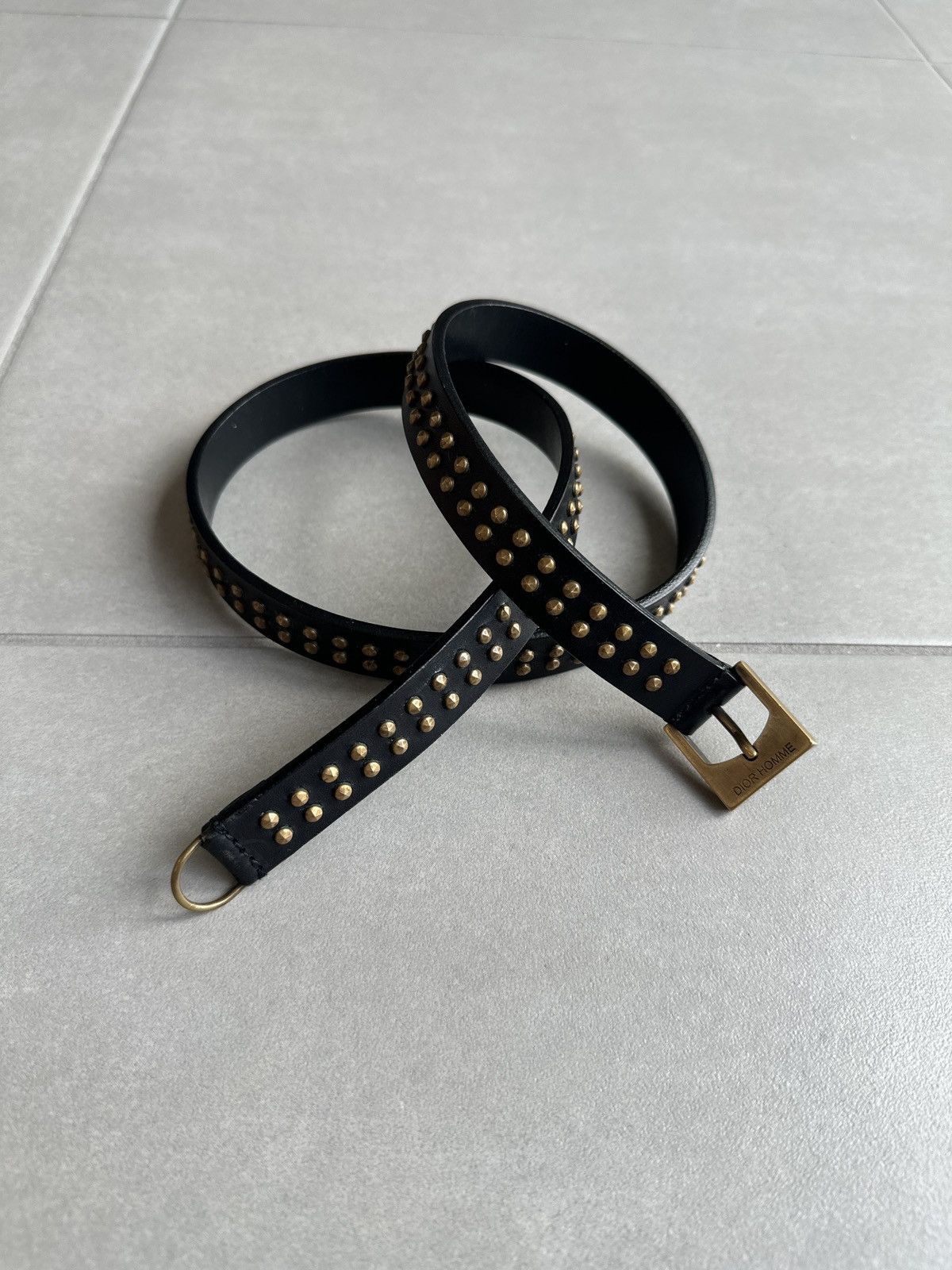Dior × Hedi Slimane Dior Homme AW05 H Belt | Grailed