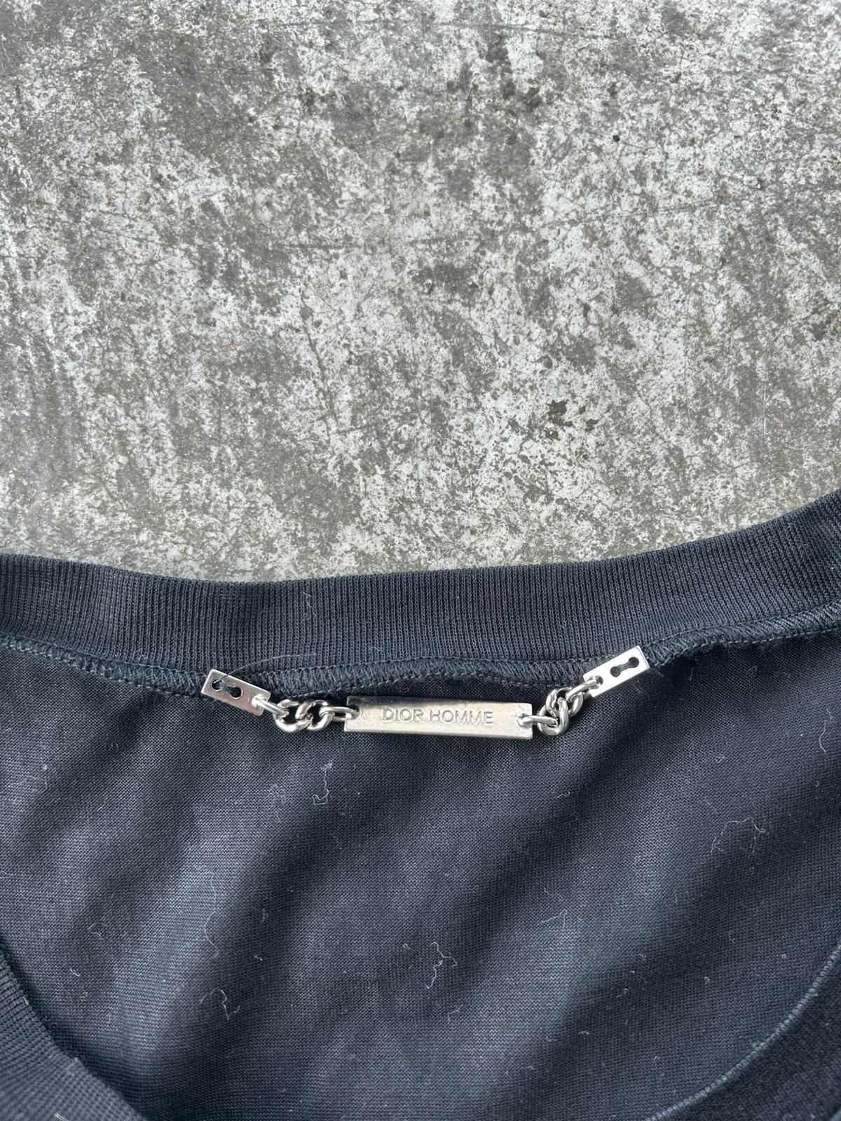 Dior Dior Homme 2004 D Logo T Shirt Hedi Slimane Size US M / EU 48-50 / 2 - 2 Thumbnail