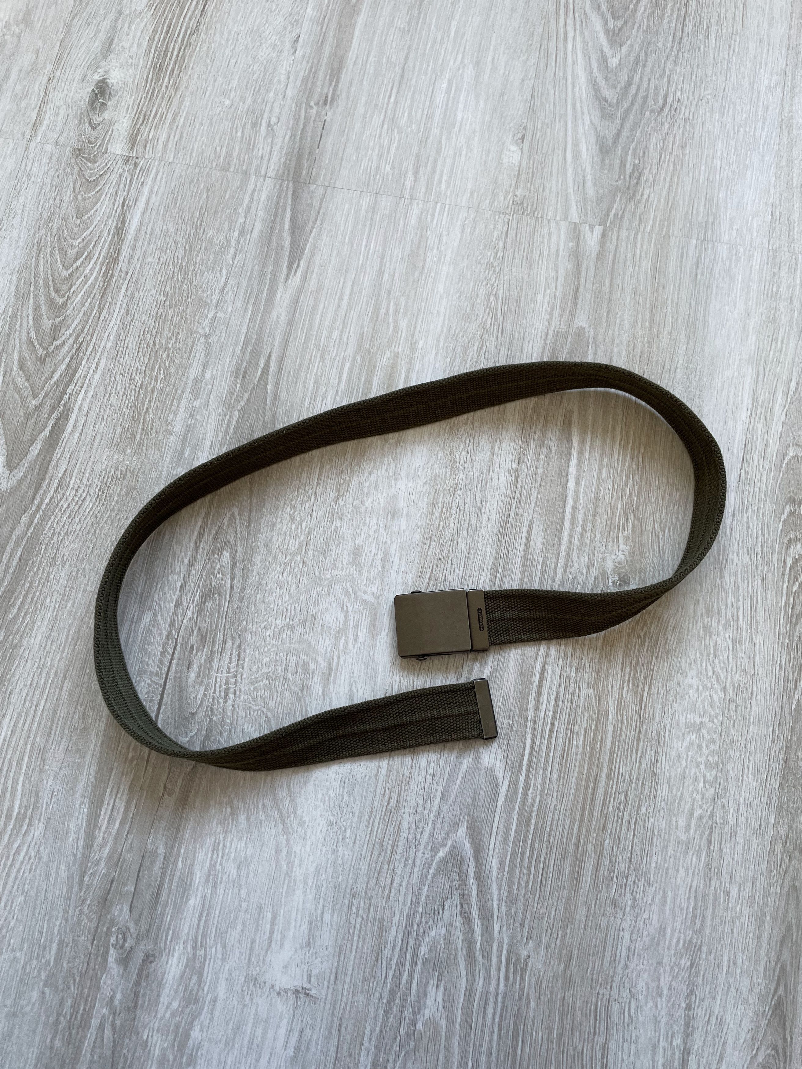 Vintage Vintage Y2K Khaki Cotton Belt Size ONE SIZE - 2 Thumbnail