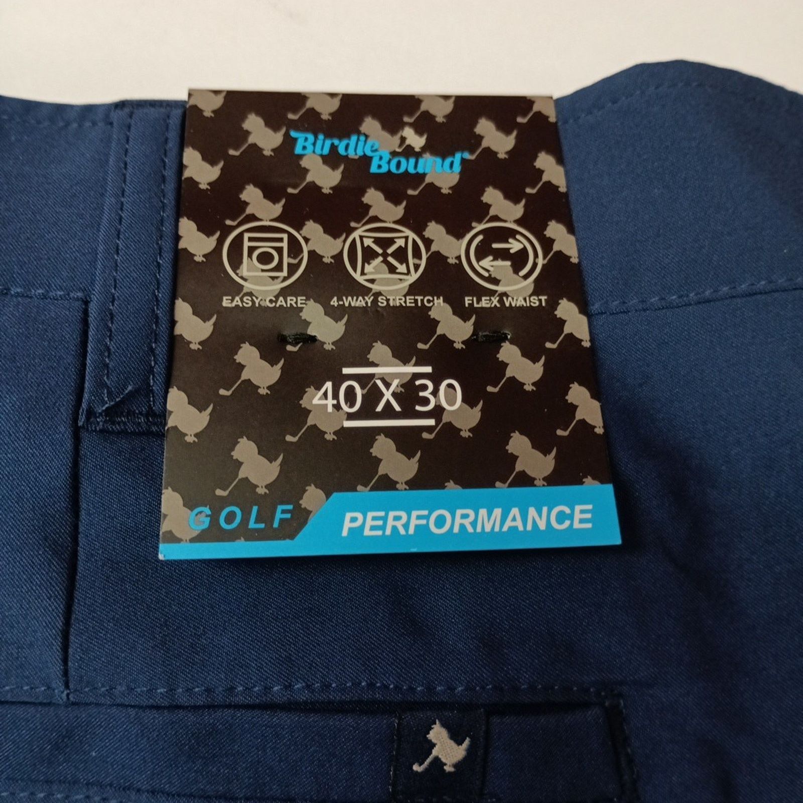 Other Birdie Bound Golf Pants Men's Size 40x30 Blue Flex Straight Size US 40 / EU 56 - 2 Thumbnail