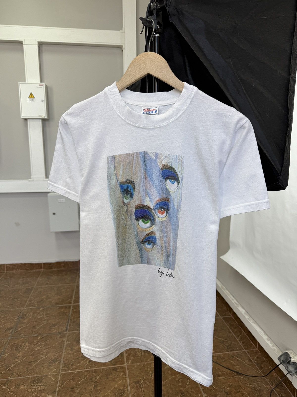 Hanes 🇺🇸Vintage 90s Leza Lidow Asymmetrical Fresco Art Picasso Gogh Size US S / EU 44-46 / 1 - 1 Thumbnail