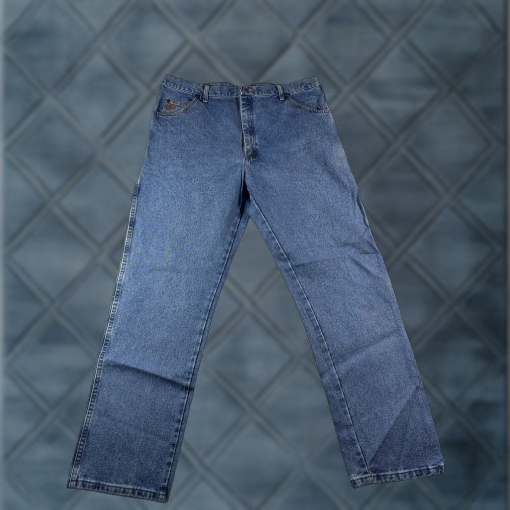 Wrangler VINTAGE Wrangler 20X Jeans Men 42x34 Light Wash Denim 5-Pocket Regular Straight 42 Blue Wrangler 20X Size US 42 / EU 58 - 1 Thumbnail