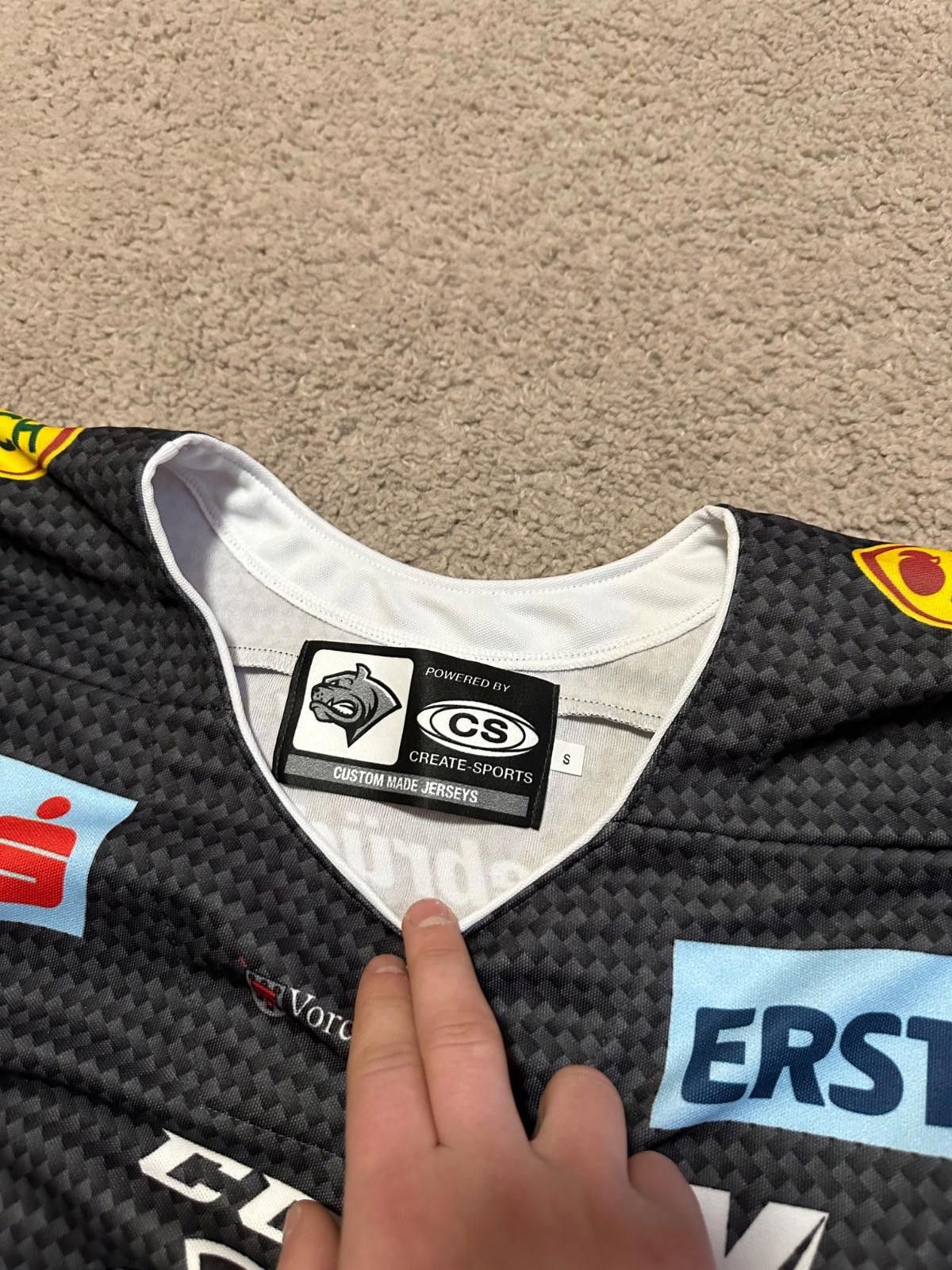 Ccm Dornbirn Bulldogs #12 Vallant 2017/18 Home Ice Hockey Jersey Size US S / EU 44-46 / 1 - 5 Thumbnail