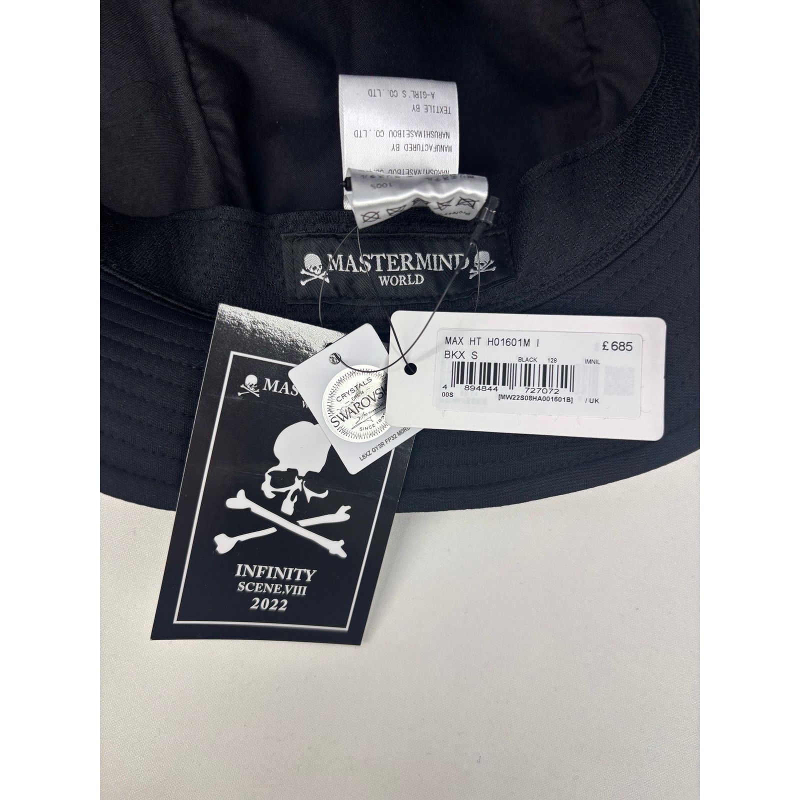 Mastermind Japan Mastermind X Swarovski Crystals Black Bucket Hat Size Medium Size ONE SIZE - 7 Thumbnail