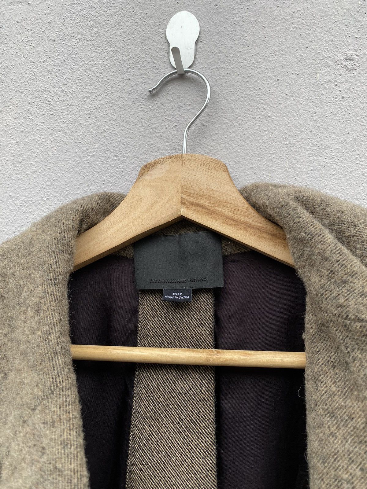 Alexander Wang 💥Archive💥 Alexander Wang Fully Zip Lined Anorak Wool Cropped Size XS / US 0-2 / IT 36-38 - 4 Thumbnail