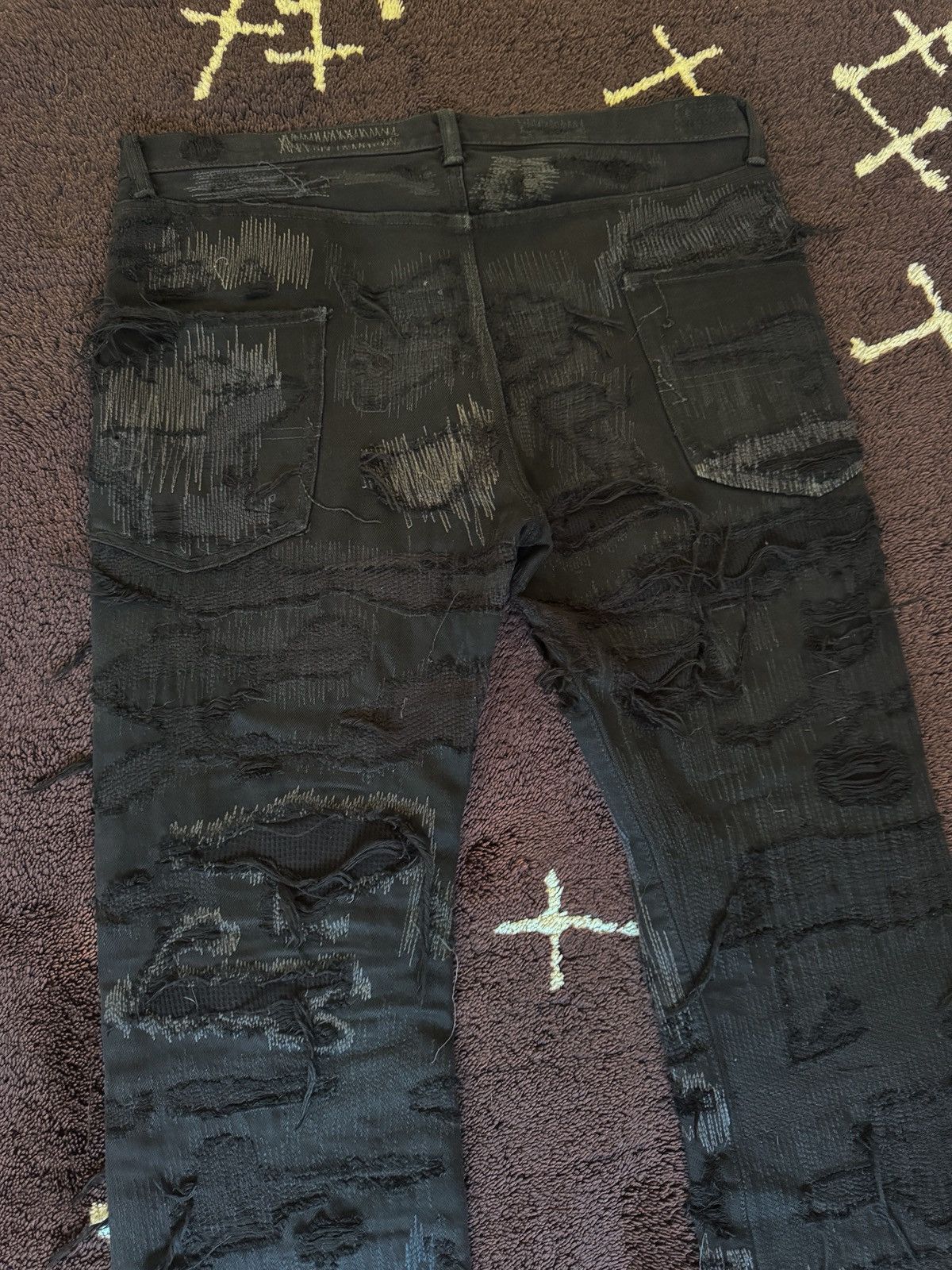 Undercover Undercover SS05 But Beautiful black 85 denim Size US 33 - 6 Thumbnail