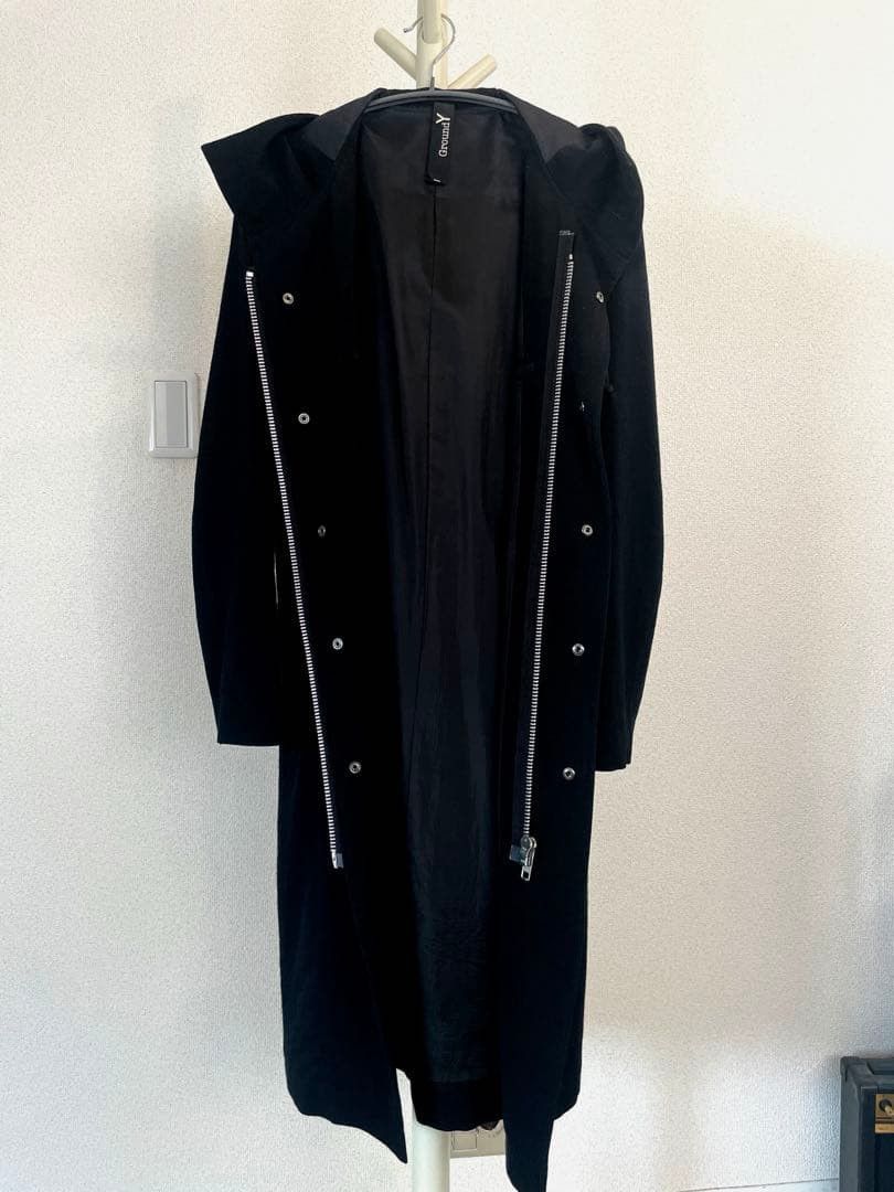 Ground Y Long Hooded Outwear Coat Size US S / EU 44-46 / 1 - 2 Thumbnail