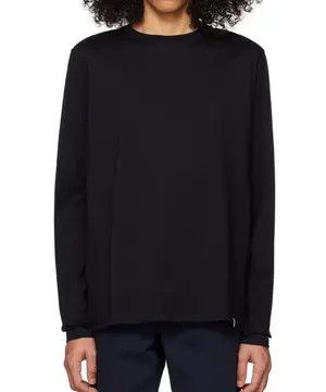 Norse Projects (New) Black Niels Long Sleeve T-Shirt Size US XL / EU 56 / 4 - 1 Thumbnail