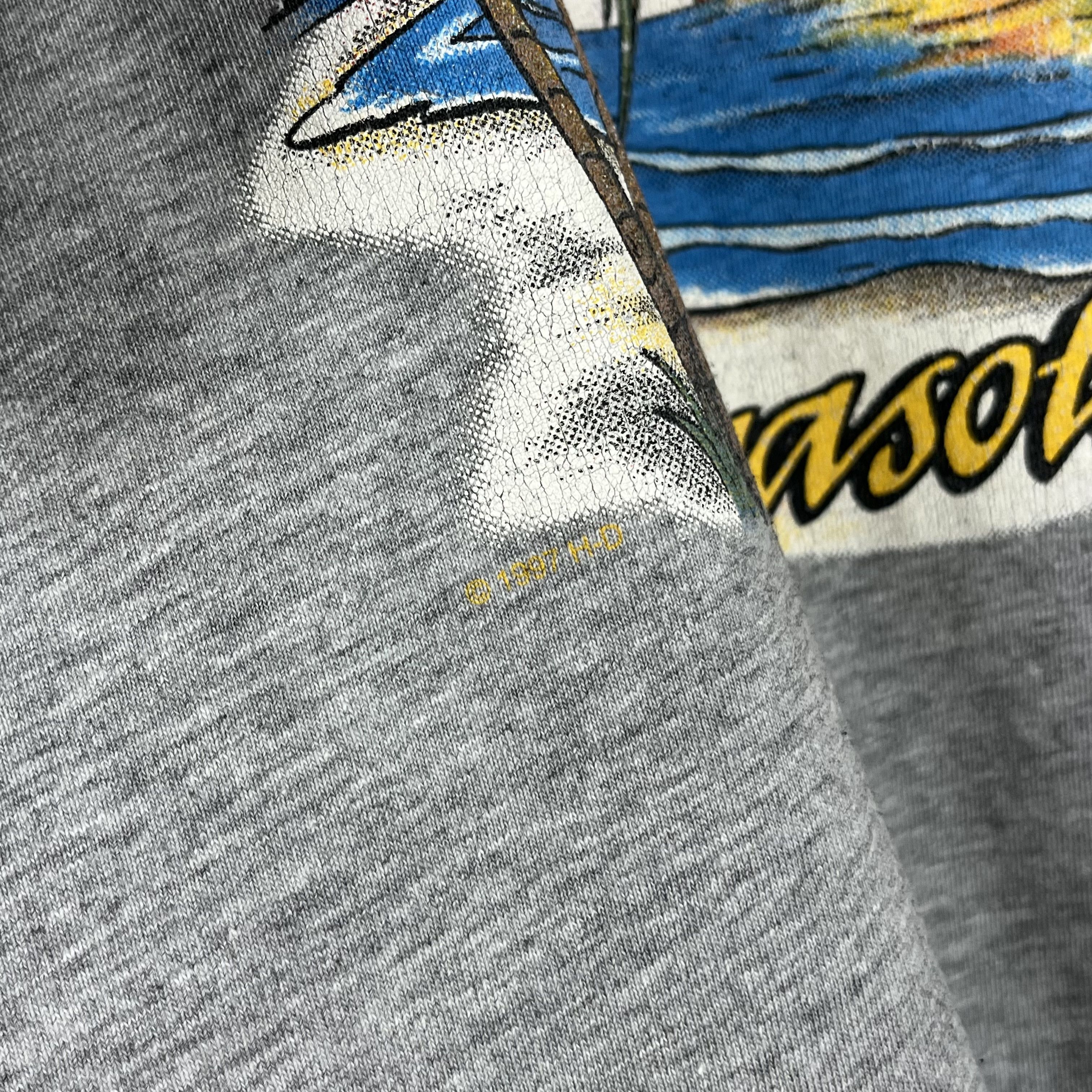 Harley Davidson Vintage Harley Davidson Florida Rare T Shirt 1997 Size US XL / EU 56 / 4 - 10 Thumbnail