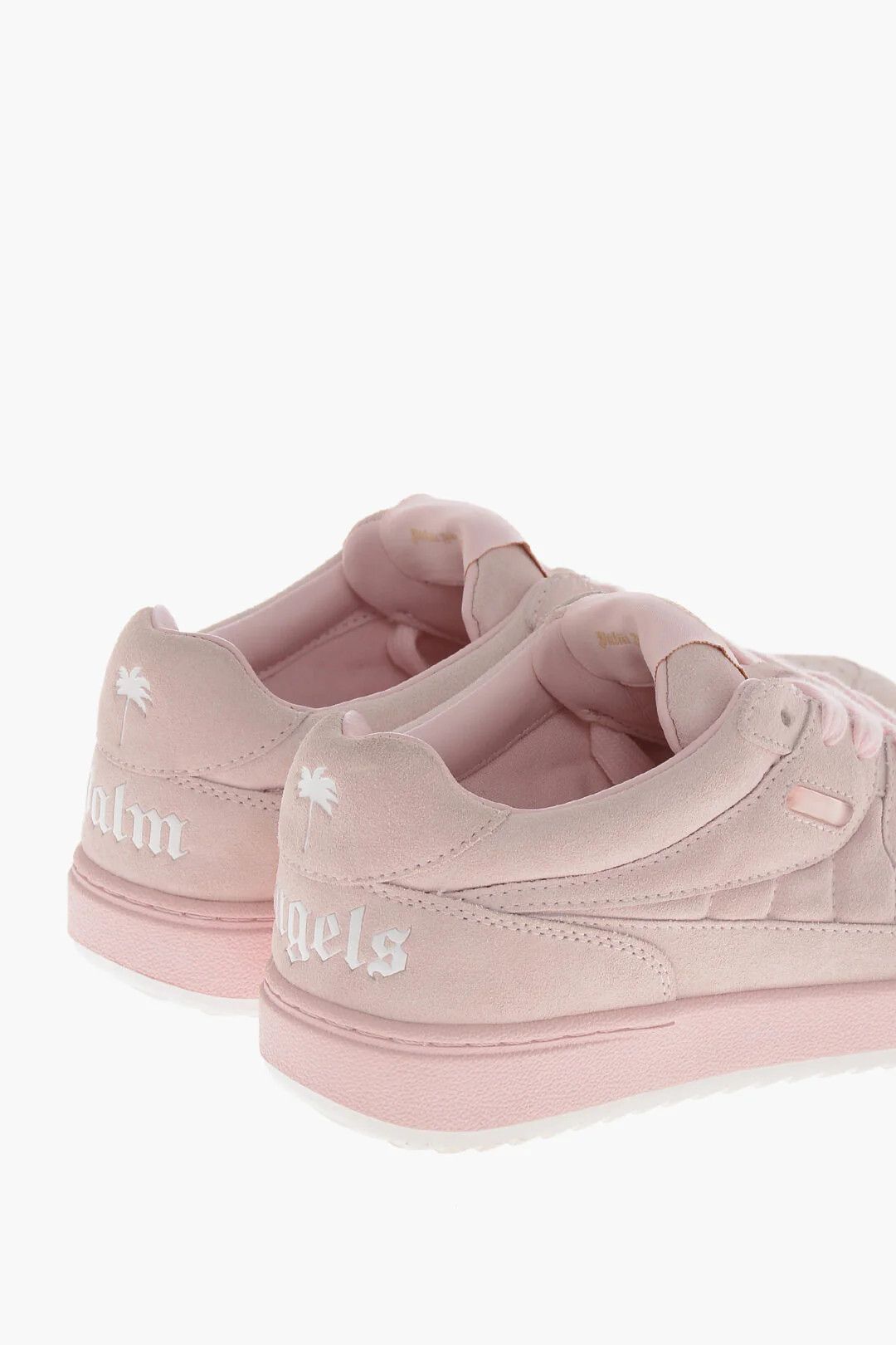 Palm Angels og1mm0326 Suede Lace-Up Sneakers in Pink Size US 6 / IT 36 - 2 Thumbnail