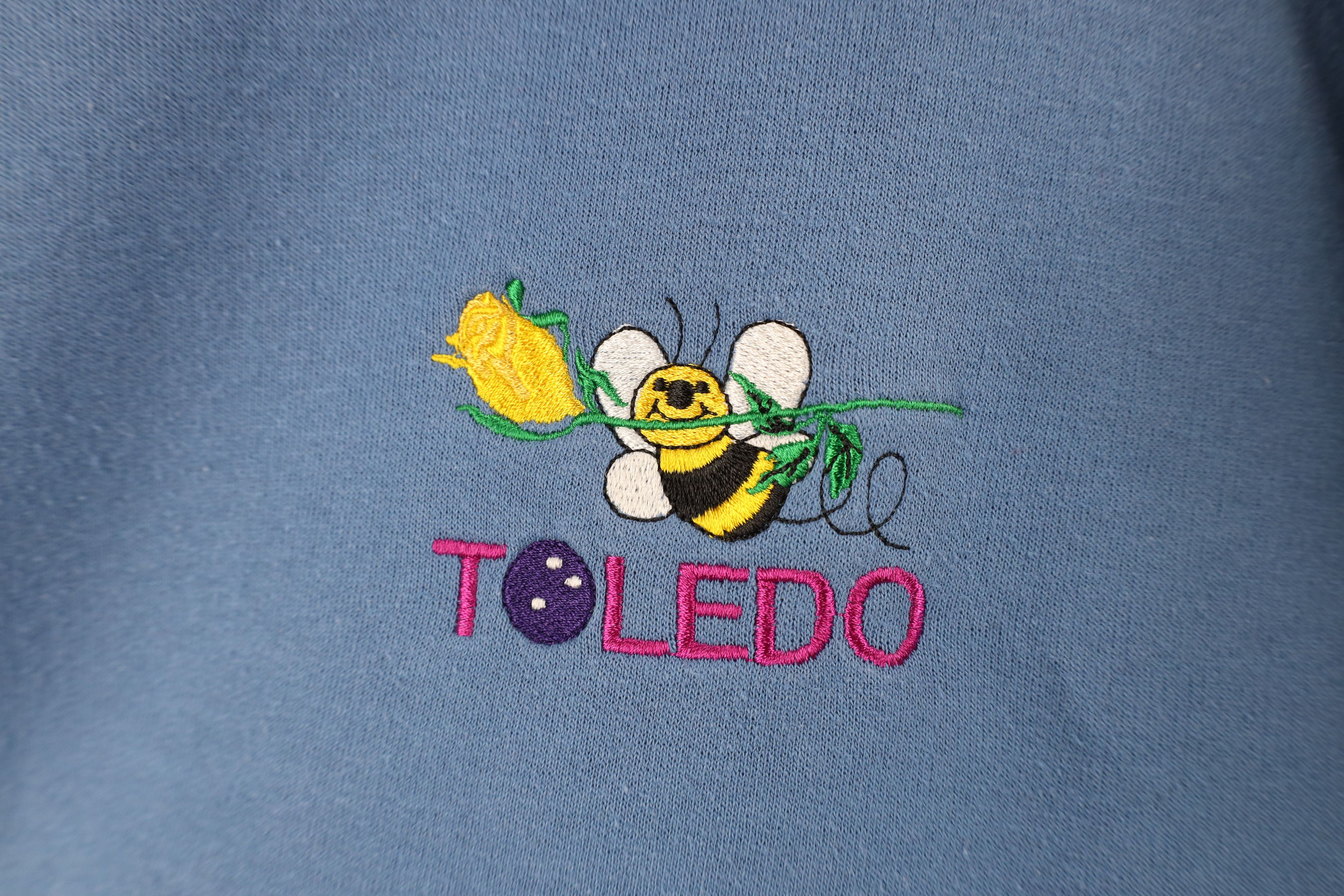 Vintage Vintage 90s Streetwear Spell Toledo Bee Bowling Sweatshirt Size M / US 6-8 / IT 42-44 - 4 Thumbnail