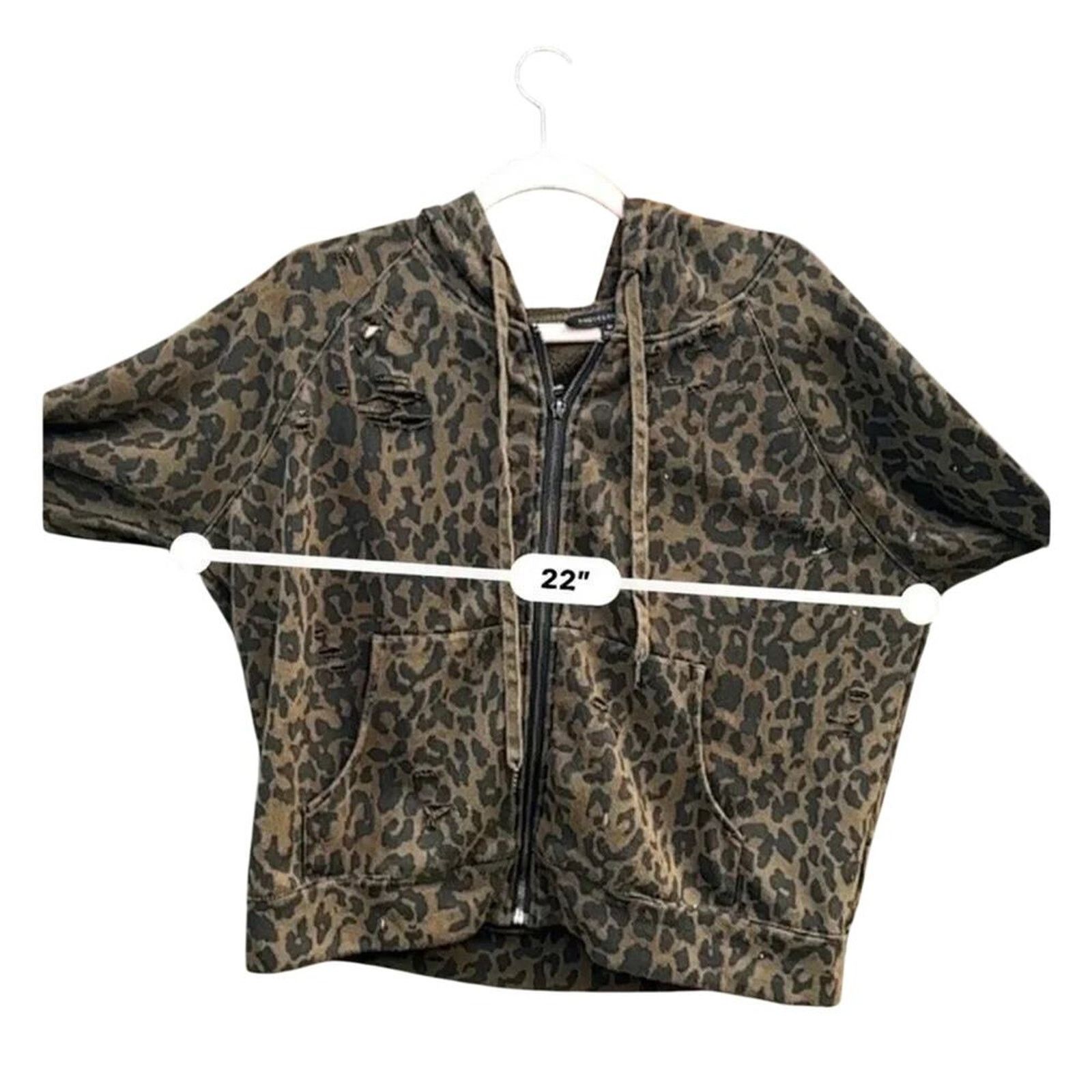 Other Disney Villain Graphic Zip Up Leopard Print Hoodie OOAK Size M / US 6-8 / IT 42-44 - 8 Thumbnail