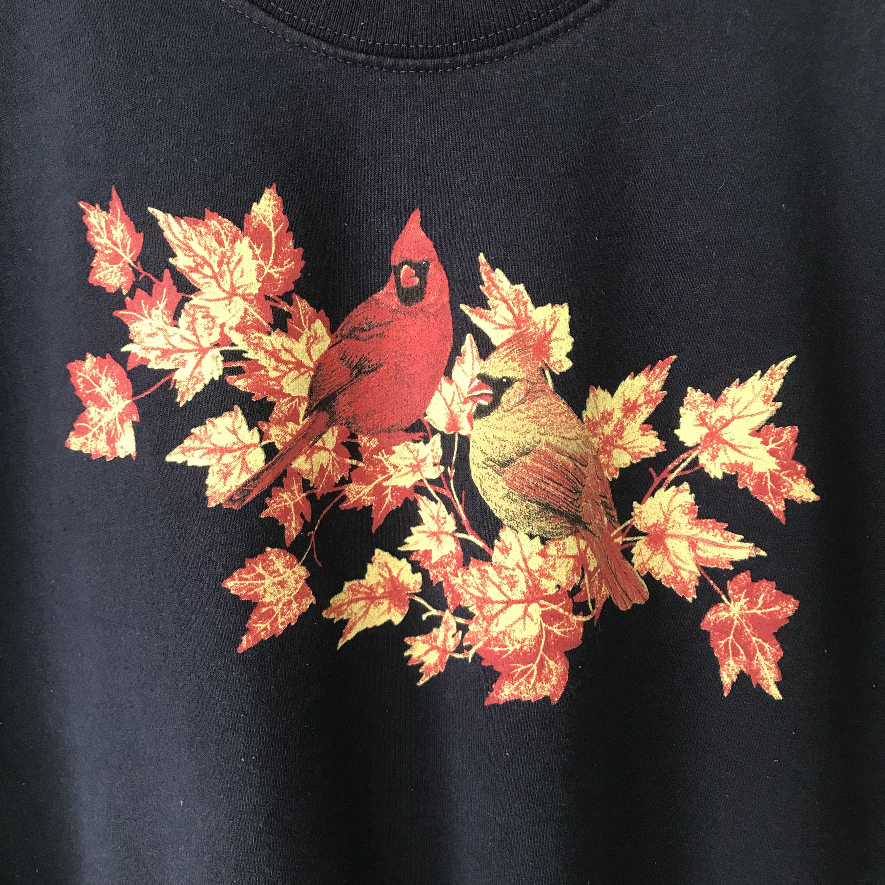 Vintage Vintage 90s Cardinal Birds Graphic - 209 Size US L / EU 52-54 / 3 - 4 Thumbnail