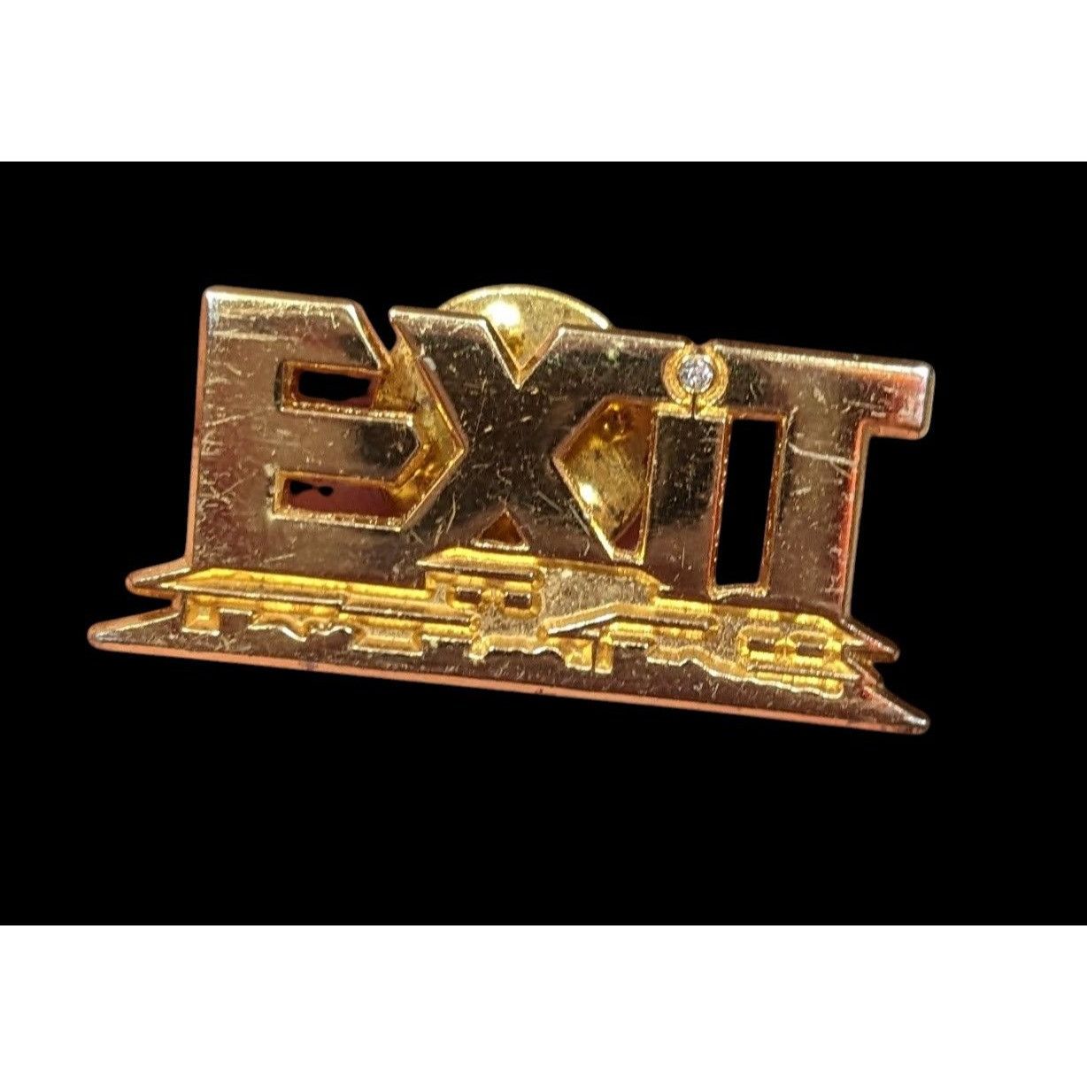 Other Foschia & Co Exit Brooch Gold Tone With Tiny Stone Size ONE SIZE - 1 Thumbnail