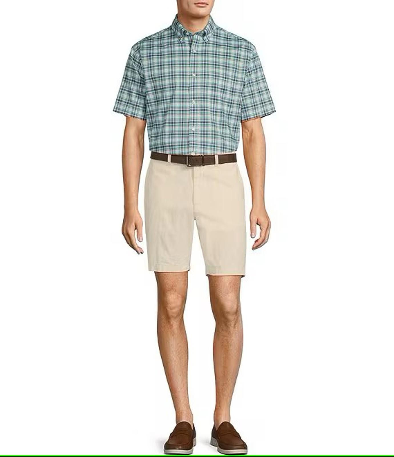 Roundtree & Yorke Roundtree & Yorke Performance Flat Front 9" Inseam ShortsNWT Size US 35 - 2 Thumbnail