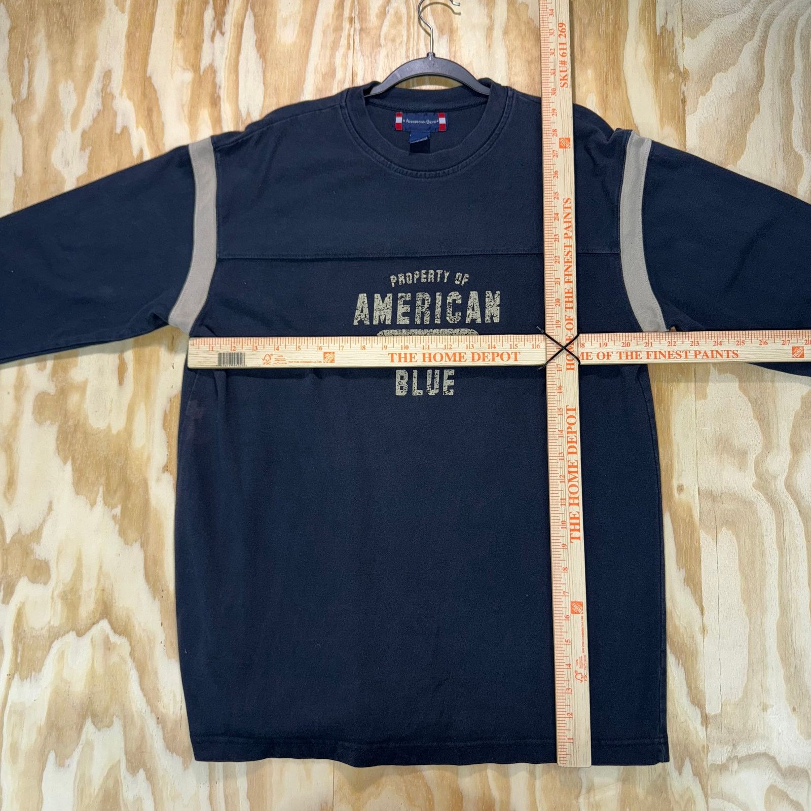 Vintage vintage y2k property of american blue 2000s era LS t-shirt Size US M / EU 48-50 / 2 - 4 Thumbnail