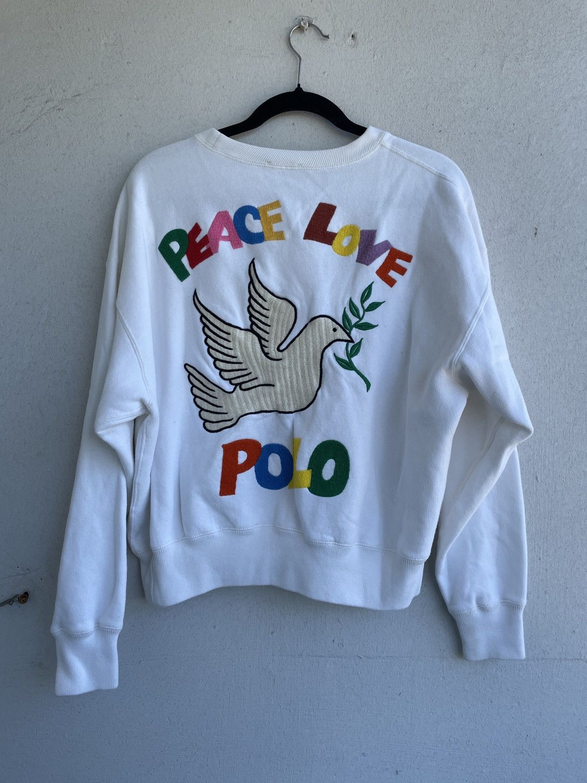 Polo Ralph Lauren Peace Love Polo Sweater Size S / US 4 / IT 40 - 2 Thumbnail