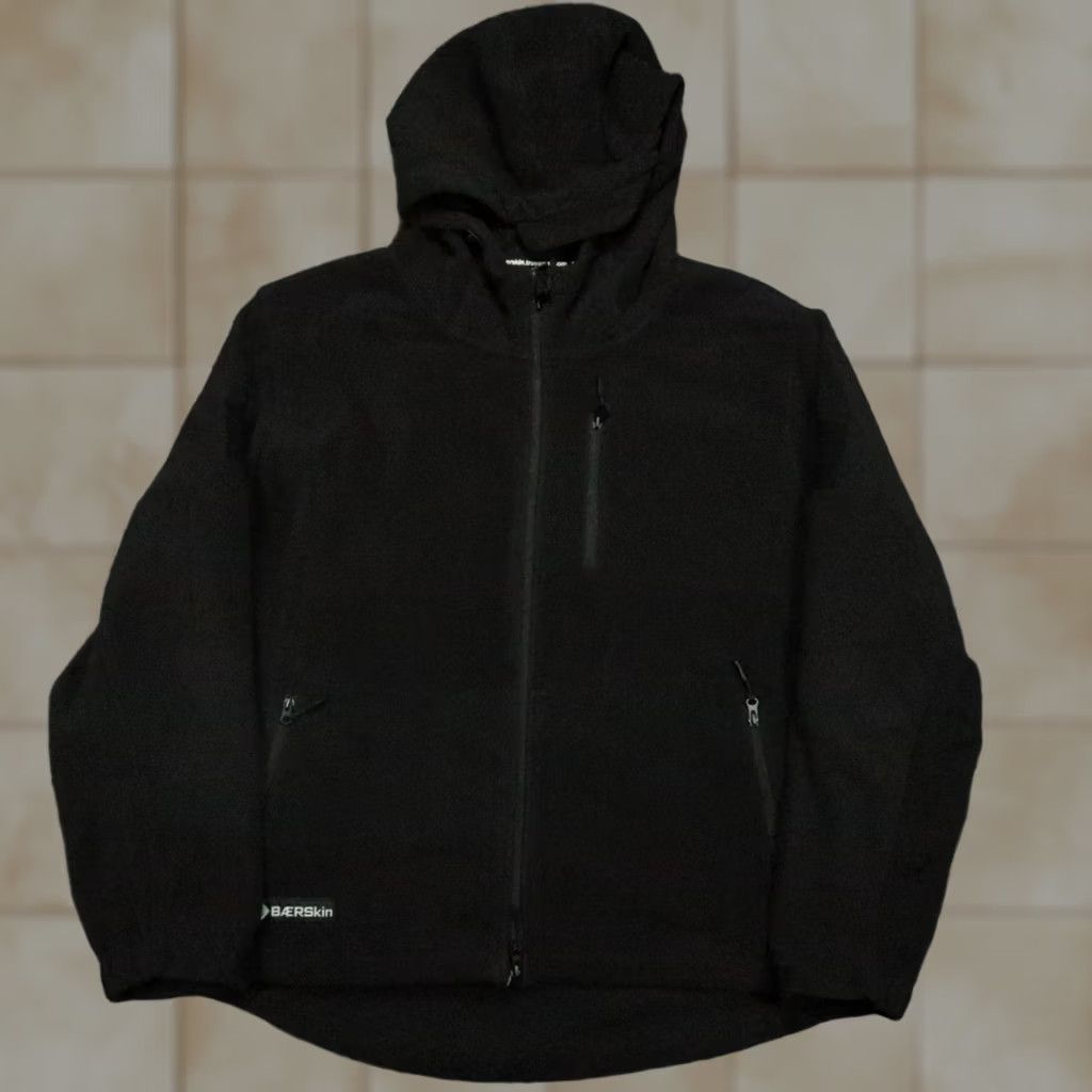 Vintage Baerskin Hoodie Mens 3XL Black Tactical Full Zip Pockets Hooded Hiking Size US XXL / EU 58 / 5 - 1 Thumbnail
