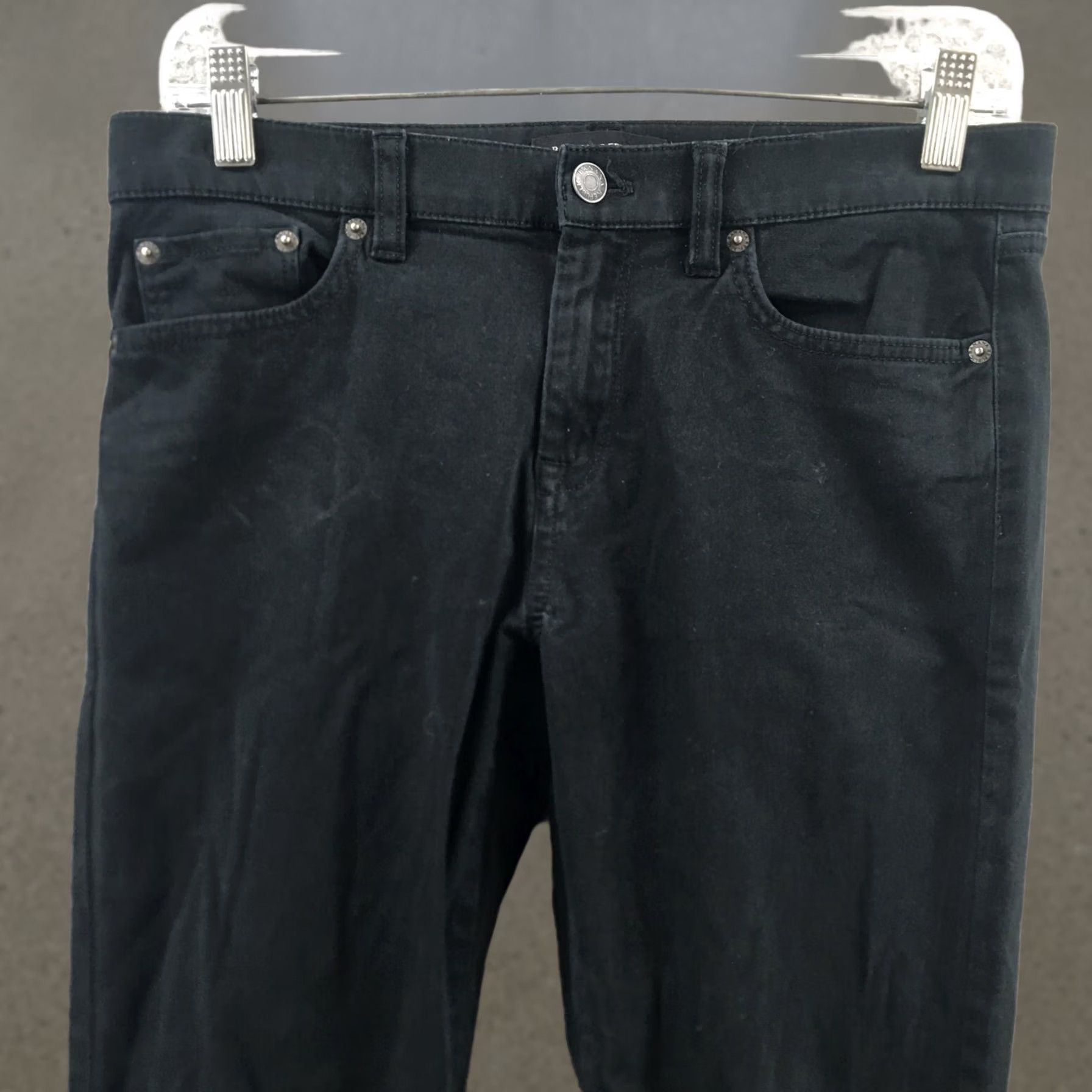 Banana Republic Banana Republic 5-Pocket Skinny Jeans Mens 28/6 Black Zip Fly Button Front Jeans Size US 31 - 1 Thumbnail