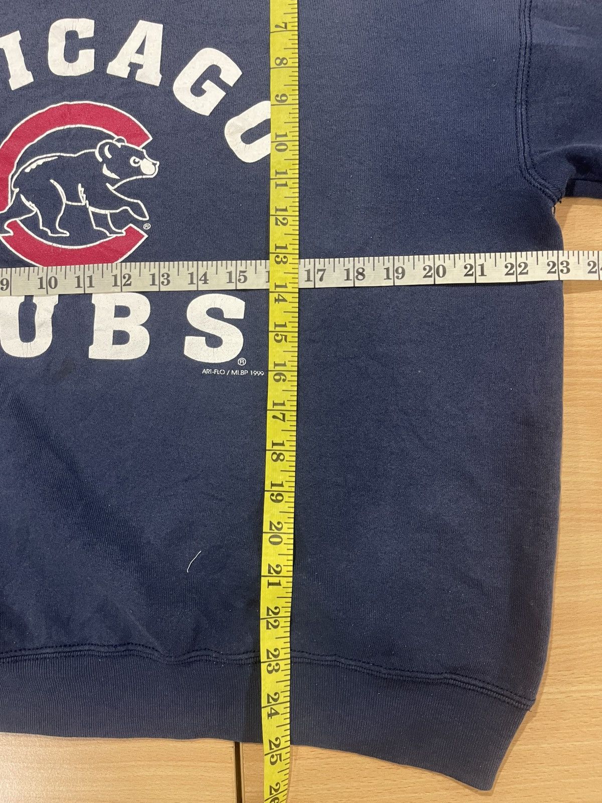Fruit Of The Loom Vintage 90's Chicago Cubs Art/Flo MLBP Crewneck Sweatshirt Size US L / EU 52-54 / 3 - 9 Thumbnail