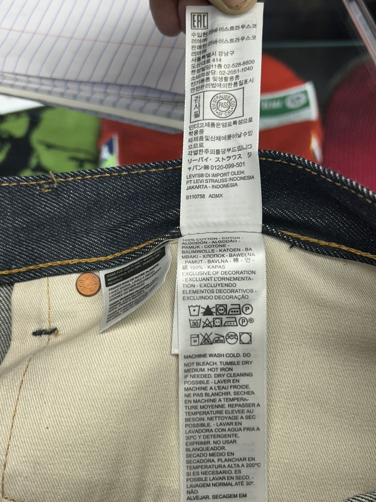 DENIM TEARS × Levi's Denim Tears x Levi's Cotton Wreath Size US 33 - 6 Thumbnail