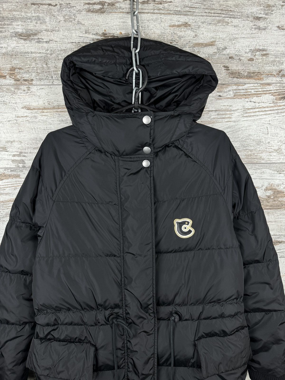 Women's Coach puffer Down jacket coat black size ladies