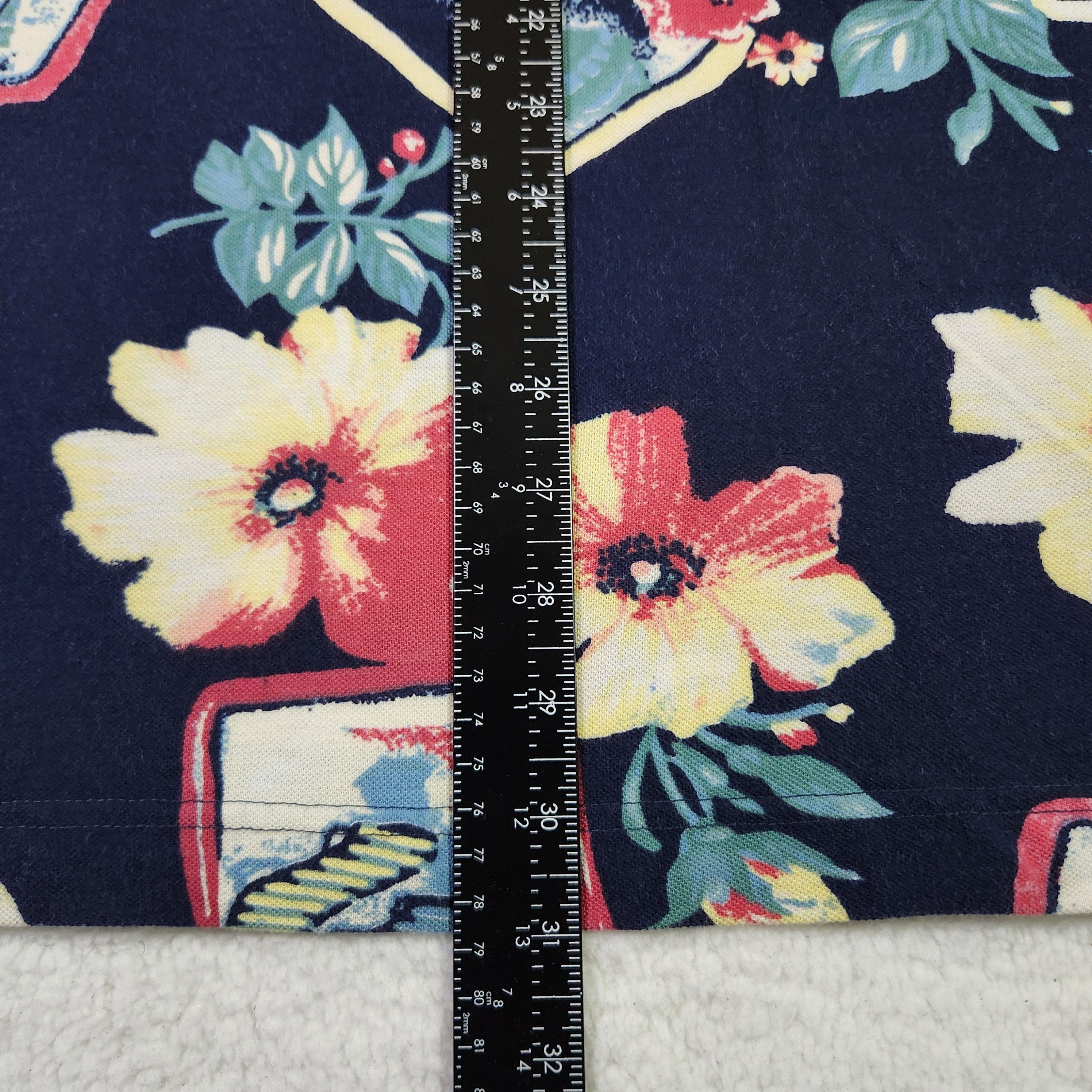 Vintage Island Fever VINTAGE Hawaiian Polo Shirt Small Blue Floral Size US S / EU 44-46 / 1 - 9 Thumbnail