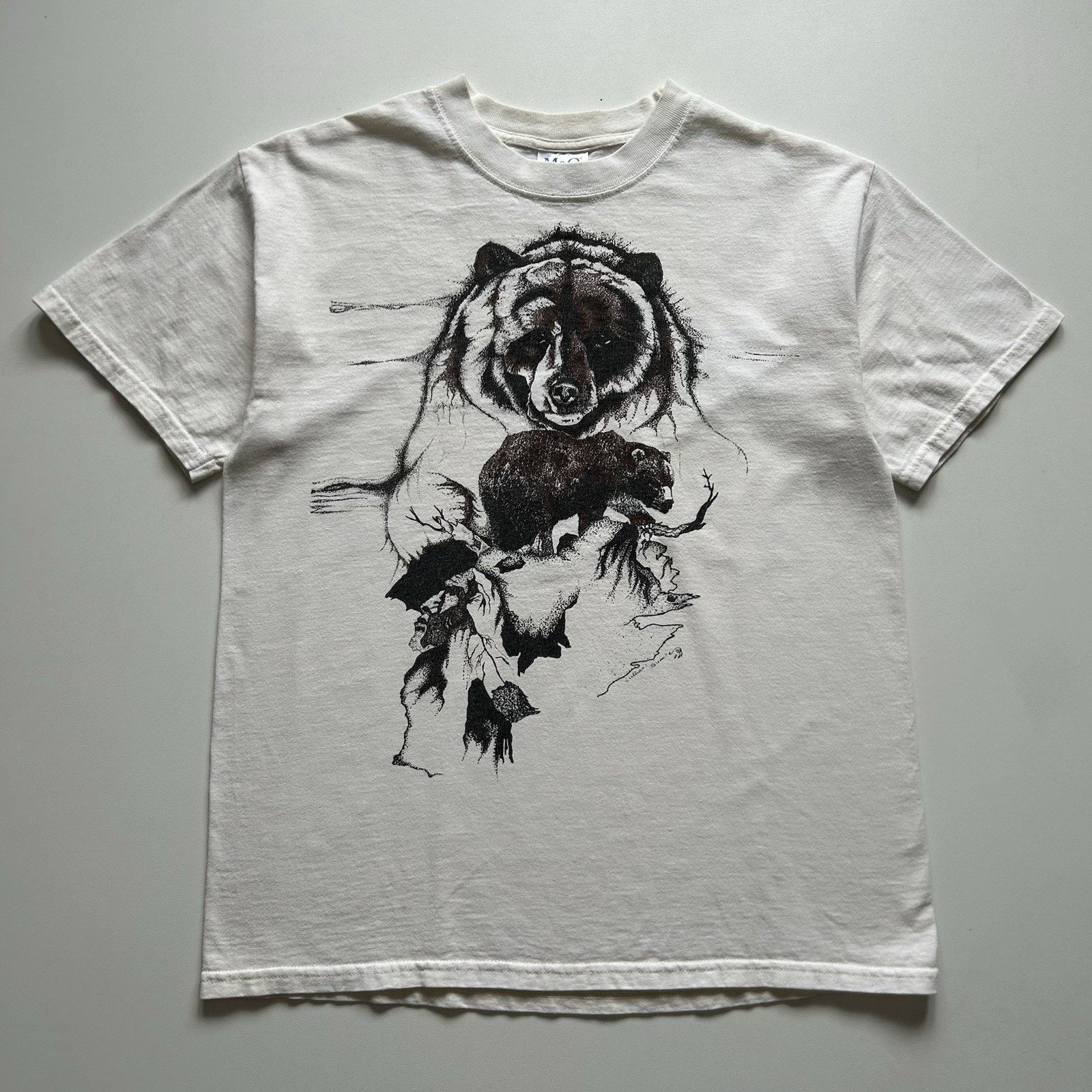 Vintage Vintage Brown Bear Shirt Medium Y2K Wildlife Animal Art Rare Size US M / EU 48-50 / 2 - 1 Thumbnail