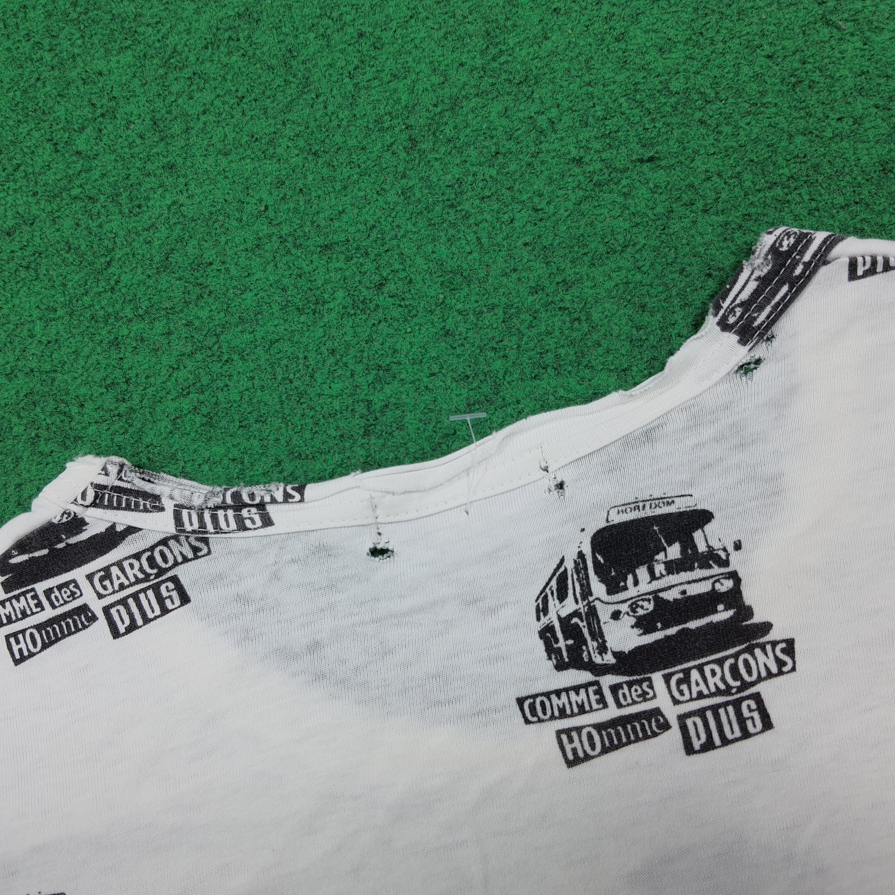 Comme des Garcons Homme Plus Vintage Comme des Garcons Overprint Bus Graphic Tee C294N48 Size US M / EU 48-50 / 2 - 8 Thumbnail
