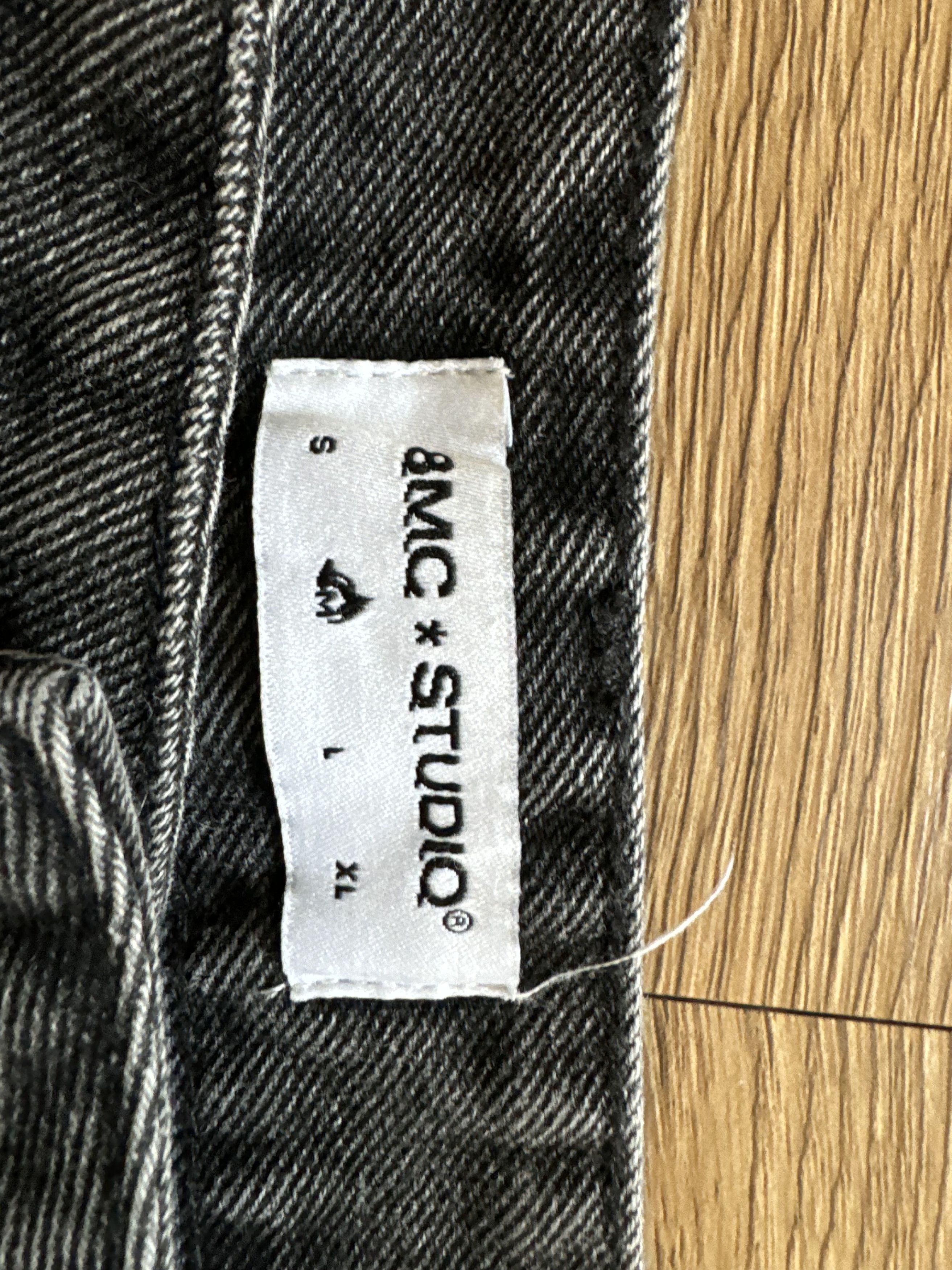 Jean AMC * STUDIO Black Denim Jeans Size US 30 / EU 46 - 7 Thumbnail