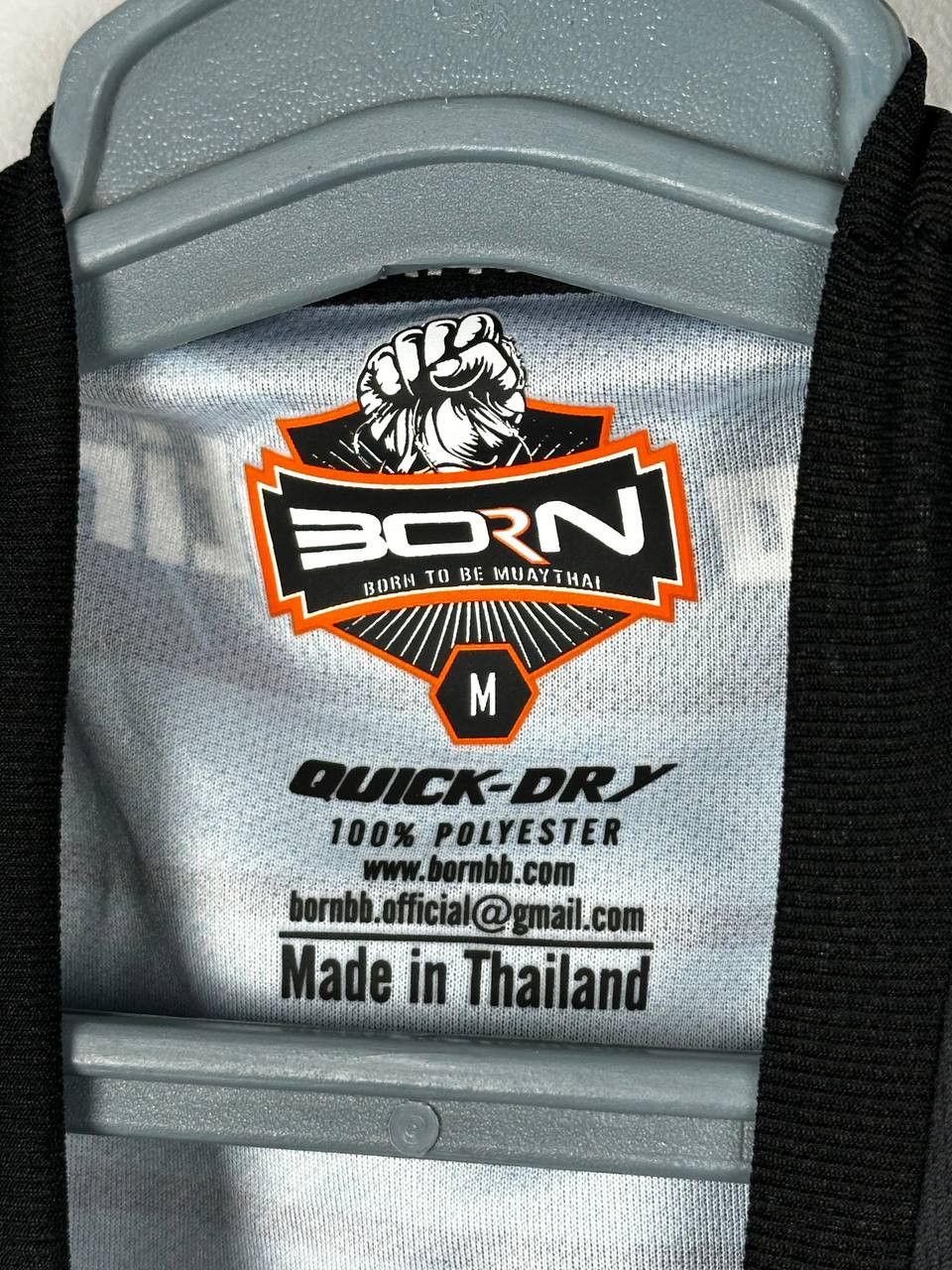 Vintage Muai Thai Born Training Sport Rush Guard T Shirt Size US M / EU 48-50 / 2 - 7 Thumbnail