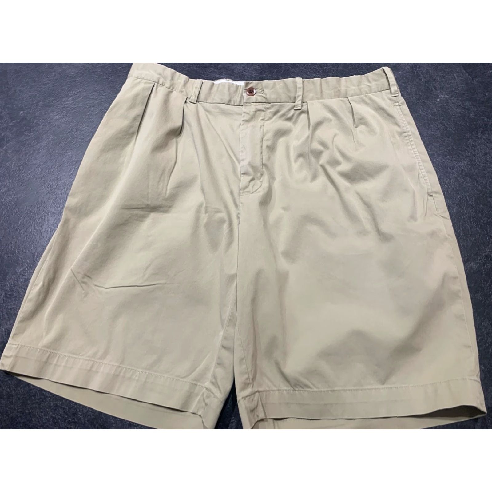 Polo Ralph Lauren VINTAGE Polo Ralph Lauren Golf Shorts Mens 35 Casual Chino Fold-Front Pleated Khaki 100% Cotton Size US S / EU 44-46 / 1 - 2 Thumbnail