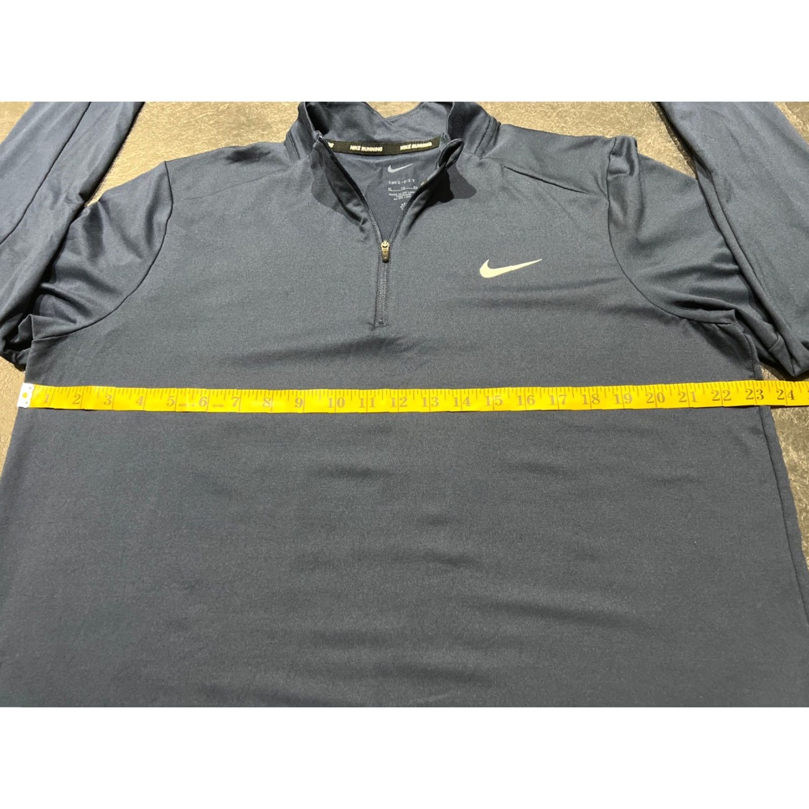 Nike Nike Dri-FIT Running Jacket 1/4 Zip XL Men’s Navy Blue Athletic Top Size US XL / EU 56 / 4 - 7 Thumbnail