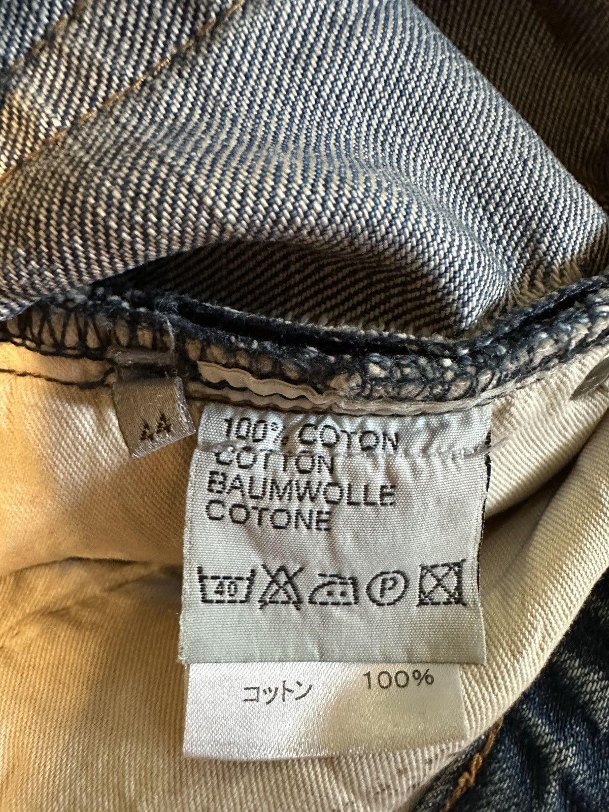 Dior Dior Homme SS03 “Follow Me” Mudwash Indigo Clawmark Denim Size US 30 / EU 46 - 10 Thumbnail
