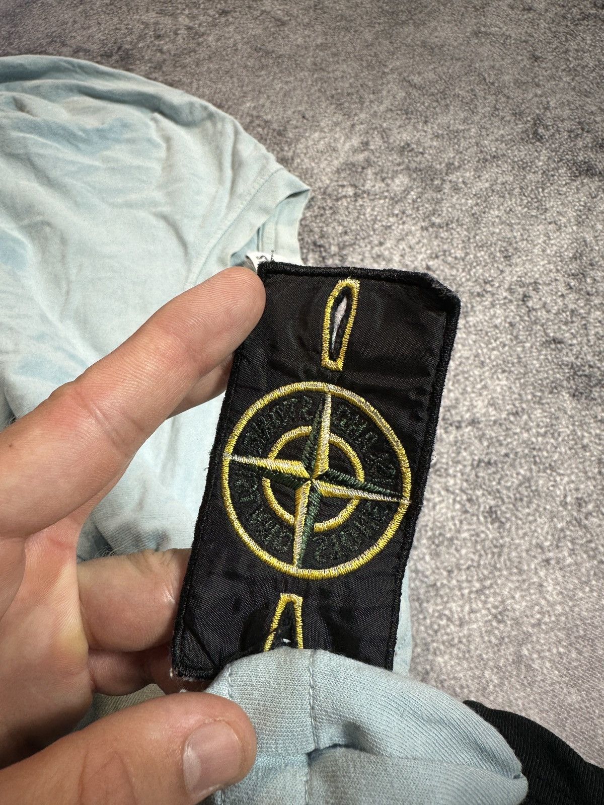 Stone Island Long Sleeve Logo Streetwear Casual Style S Rare