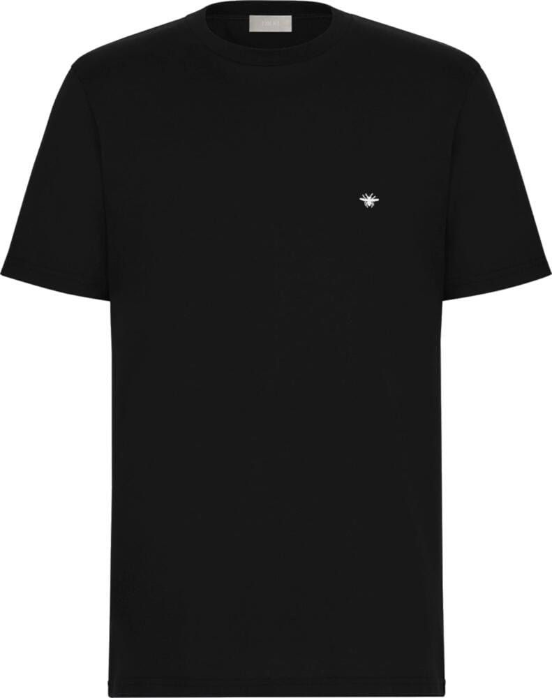 Dior Dior Embroidered Bee Short Sleeve Tee Shirt Black Size US XL / EU 56 / 4 - 1 Preview