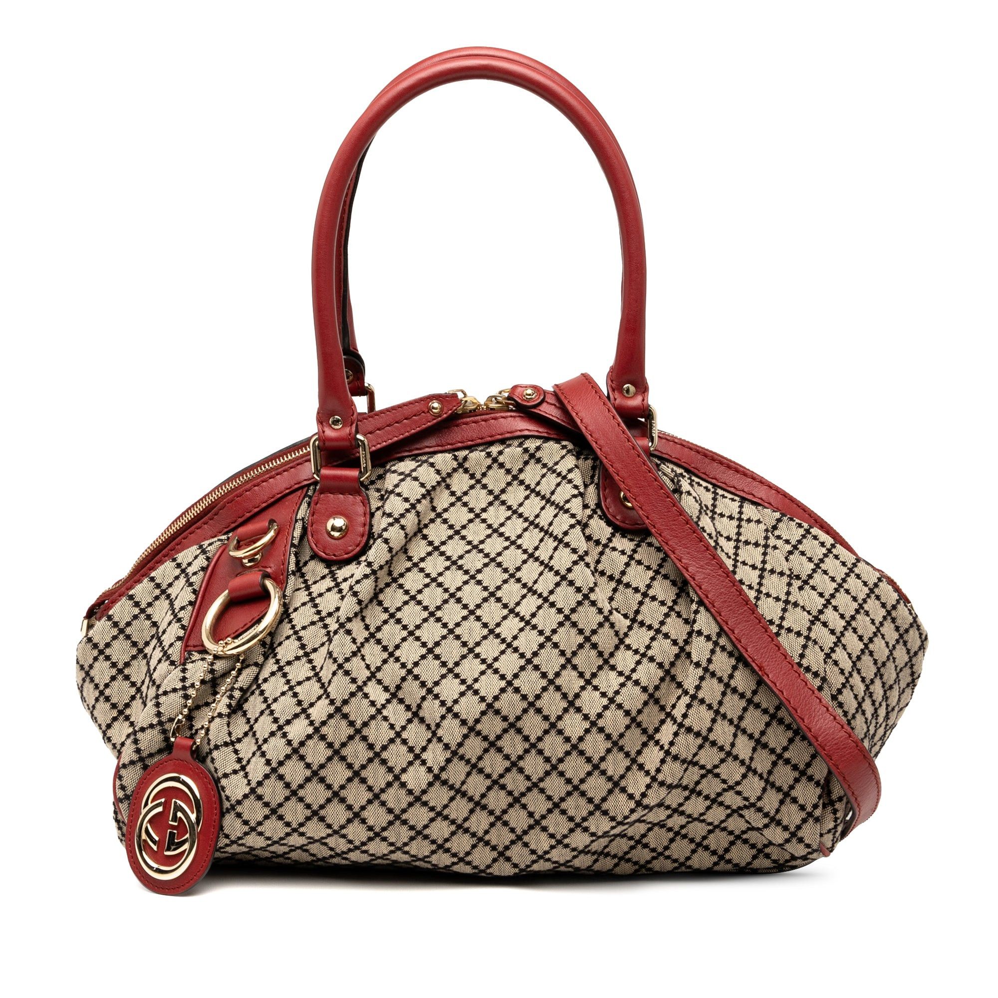 Diamante Canvas Sukey Satchel