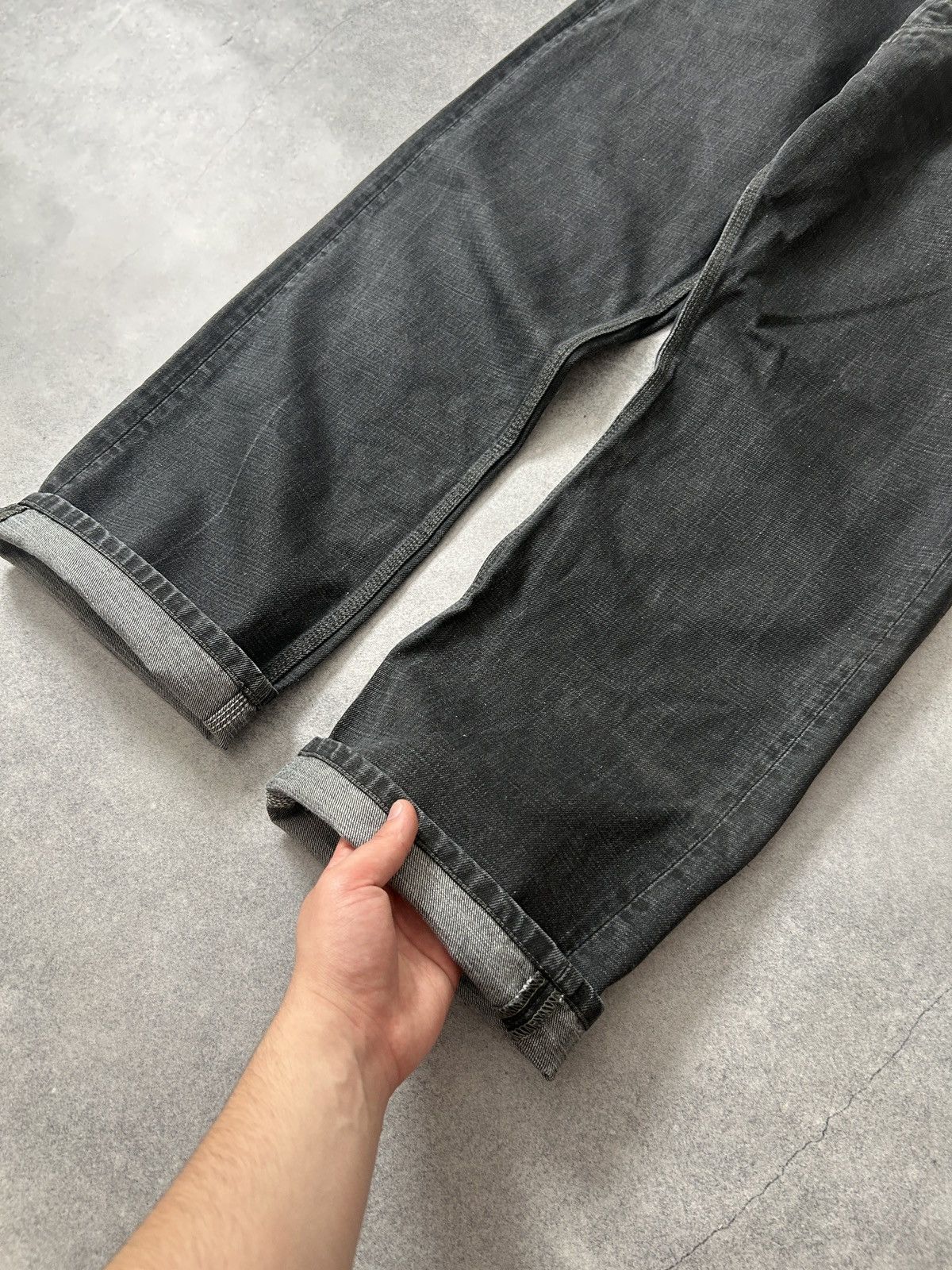 Carhartt Vintage Carhartt Black washed baggy jeans mens y2k Size US 34 / EU 50 - 4 Thumbnail