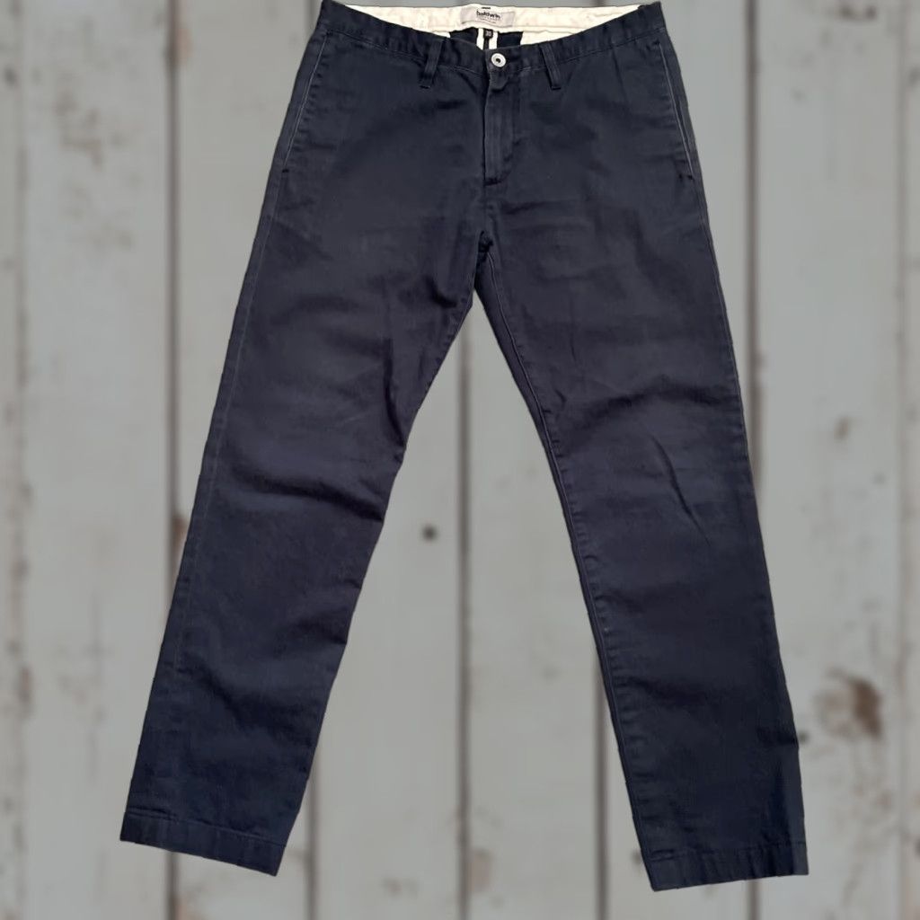 Vintage BALDWIN Kansas City Cotton Chino Work Pants Made In USA 30 Blue Mens Pants Casual Heritage 30 Size US 30 / EU 46 - 1 Thumbnail