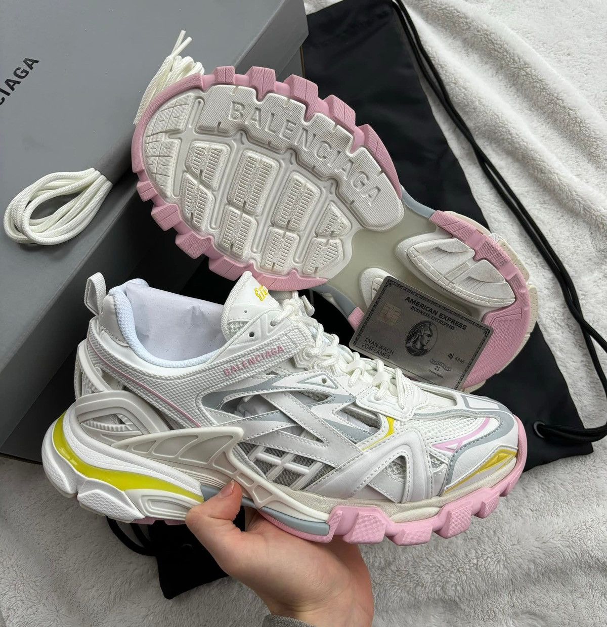 Balenciaga Balenciaga Triple Pink Track Sneakers Size US 7 / EU 40 - 2 Thumbnail