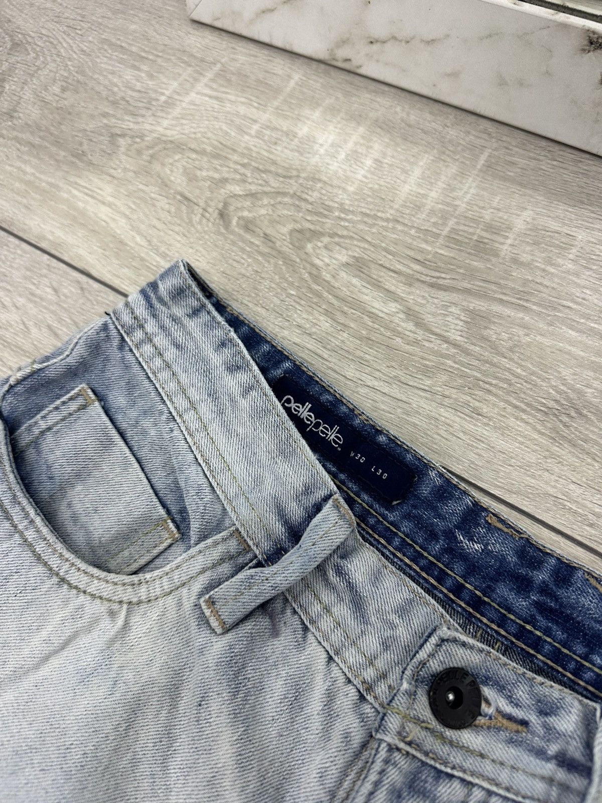 Hysteric Glamour Pele Pele Marc Buchanan Flared Bootcut Y2K Light Jeans Size US 30 / EU 46 - 14 Thumbnail