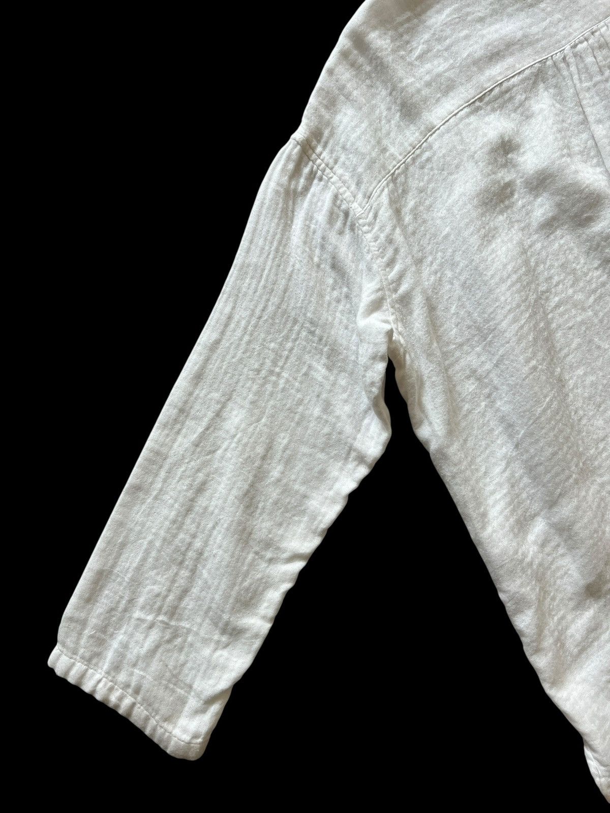 Issey Miyake 90s Issey Miyake Plantation Oversized Mandarin Collar Shirt Size US L / EU 52-54 / 3 - 12 Thumbnail