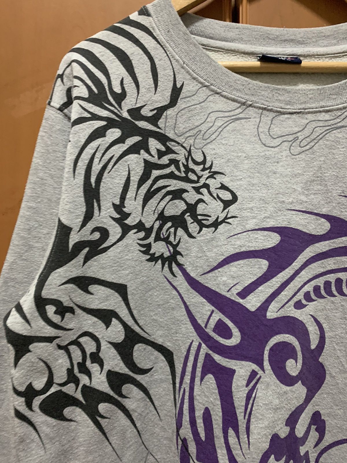 Bullet Noise Bullet Noise Tiger Dragon Big Print Sweatshirt Size US XXL / EU 58 / 5 - 5 Thumbnail