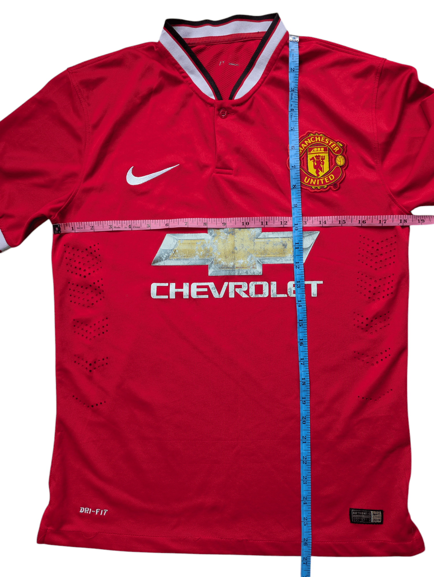Other NIKE MANCHESTER UNITED 2014/2015 SOCCER FOOTBALL JERSEY Size US M / EU 48-50 / 2 - 4 Thumbnail