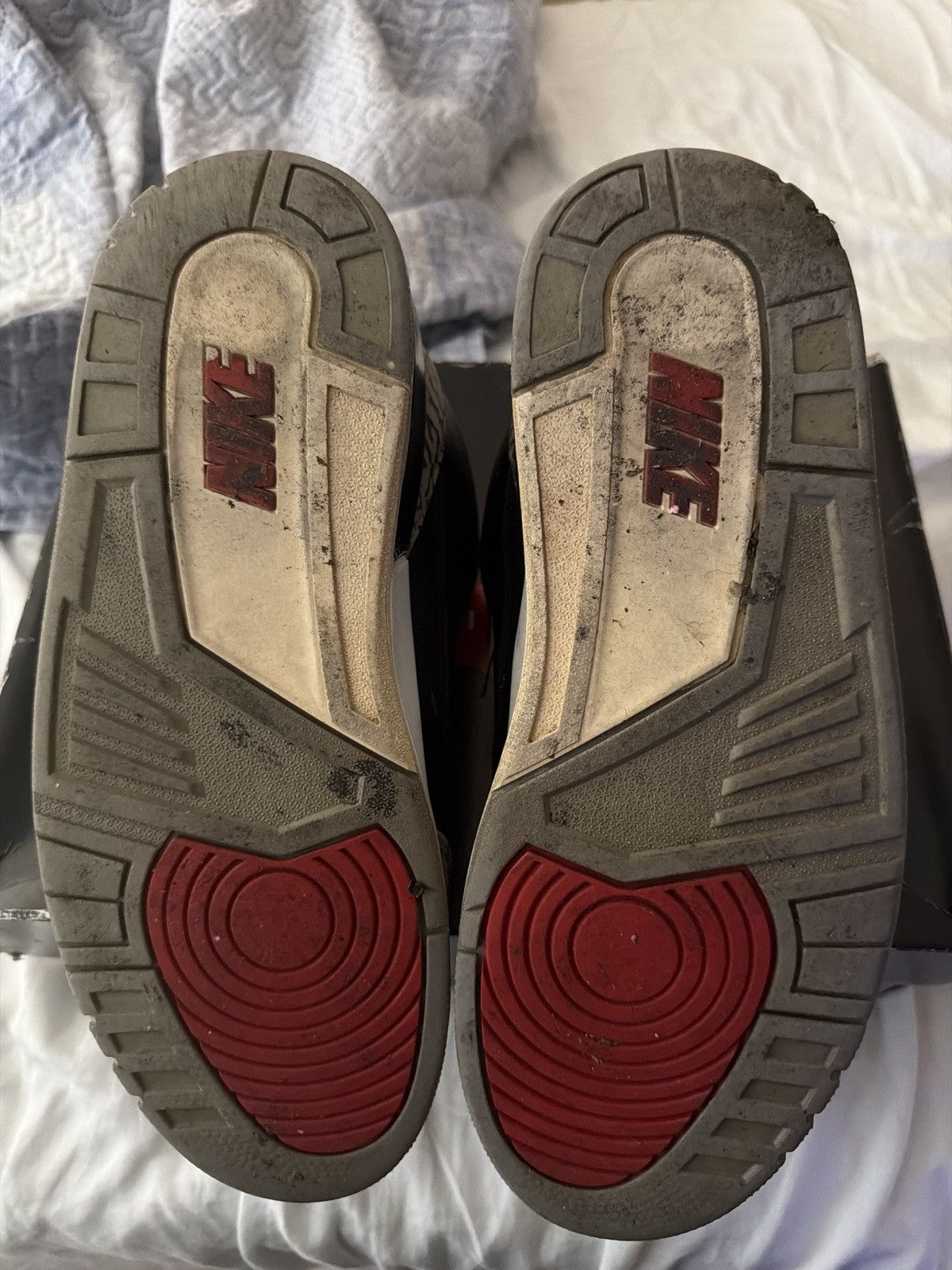 Jordan Brand Black Cement 3s 2018 Size US 10.5 / EU 43-44 - 3 Thumbnail