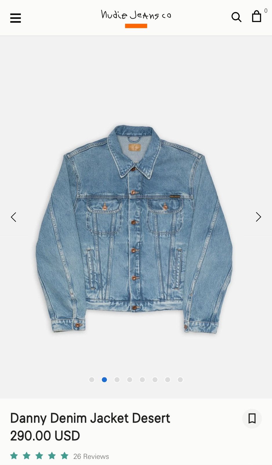 Nudie Jeans Nudie Jeans Billy Denim Jacket Size US XL / EU 56 / 4 - 13 Thumbnail