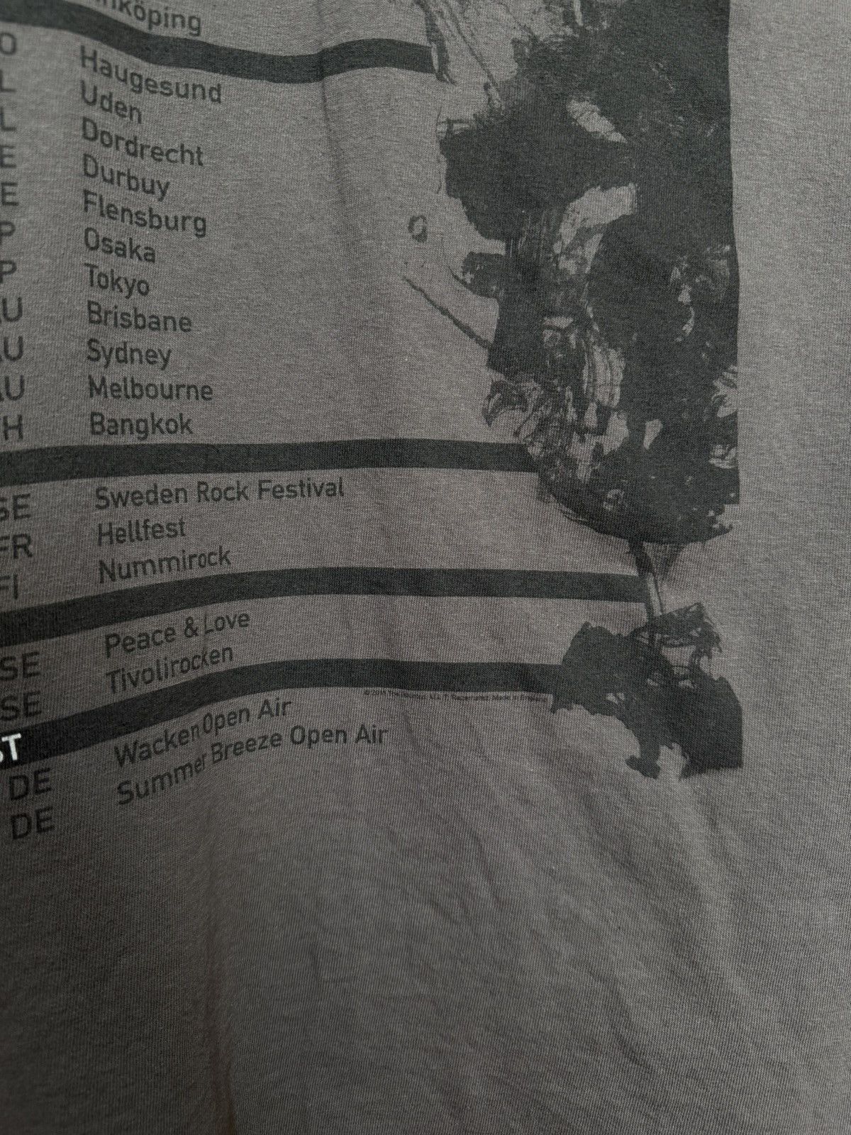 Band Tees × Vintage Vintage 2011 The Haunted Unseen Tour Rock Band T-Shirt Size US L / EU 52-54 / 3 - 6 Thumbnail