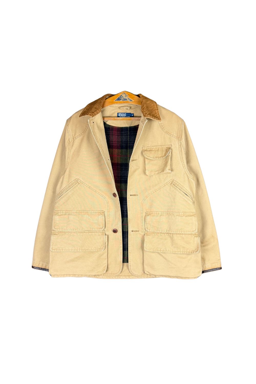 Polo Ralph Lauren Heavy Canvas Wool Lined Hunting Jacket Size US M / EU 48-50 / 2 - 1 Thumbnail