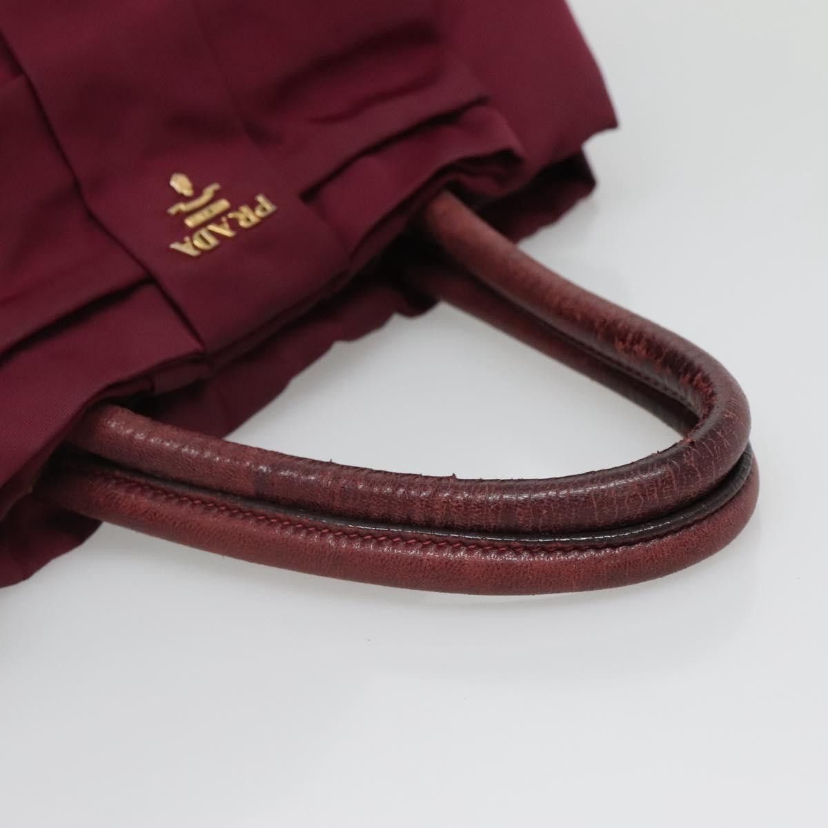 Prada PRADA Hand Bag Nylon Purple Gold Size ONE SIZE - 6 Thumbnail