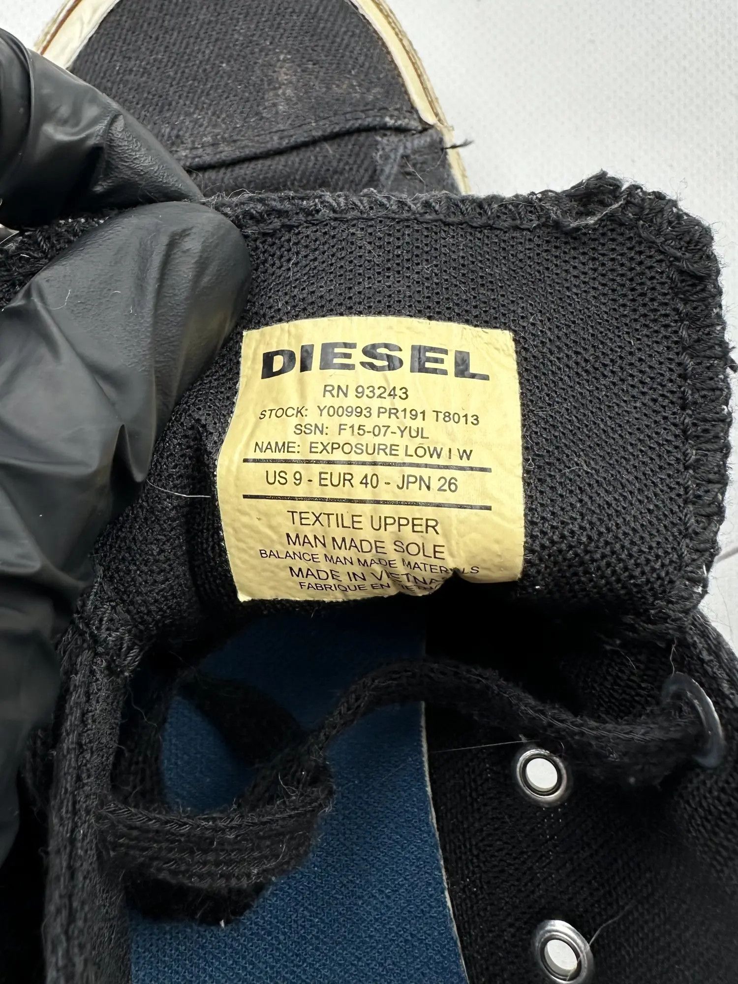 Diesel Diesel Vintage Shoes (B150) Size US 9 / IT 39 - 10 Thumbnail